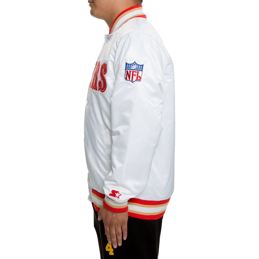 Starter Shoe Palace Exclusive San Francisco 49ers Home Game Varsity Mens  Jacke LS3LE149-SNF
