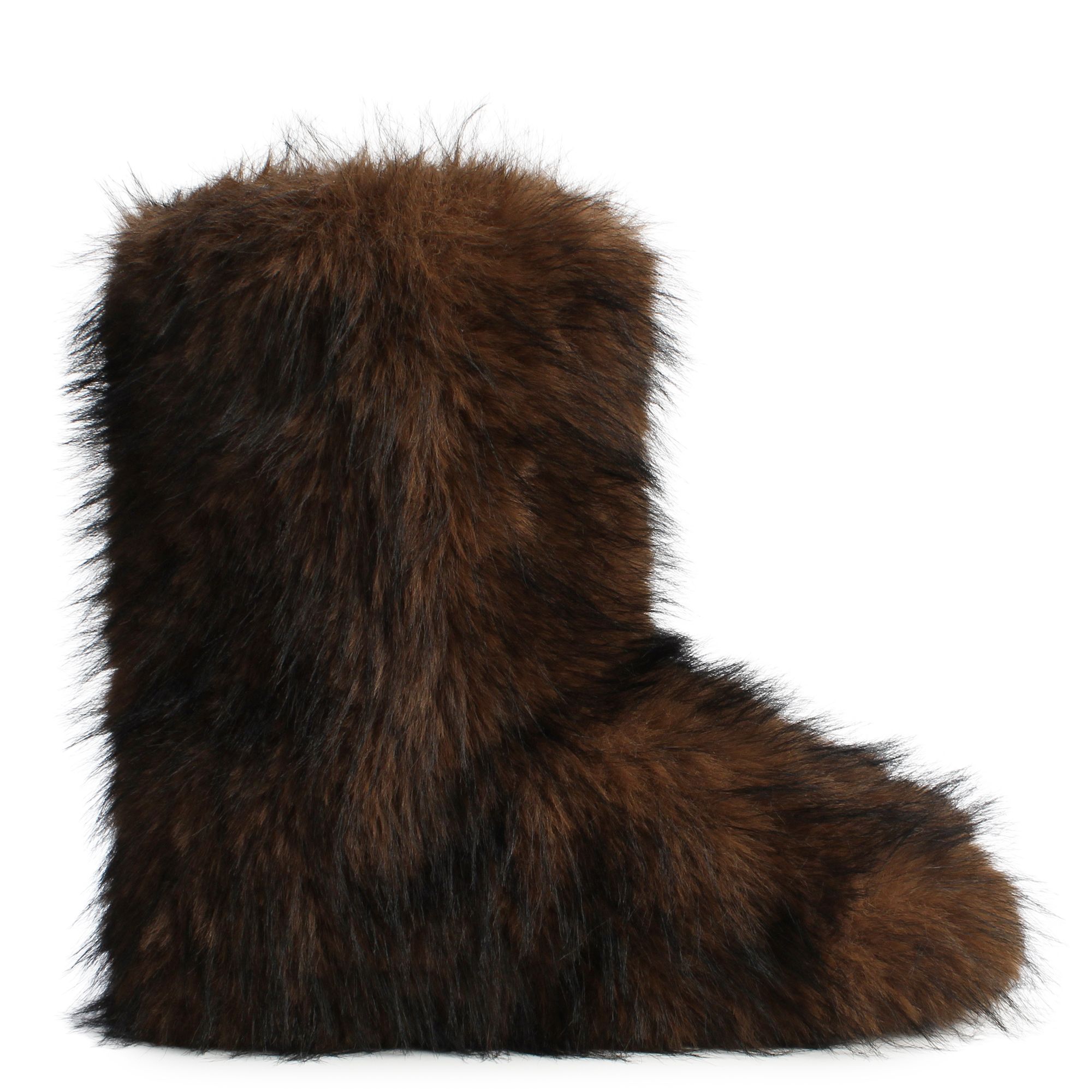 靴 musubore monster fur slip-on BROWN musubore monster fur slip-on BROWN
