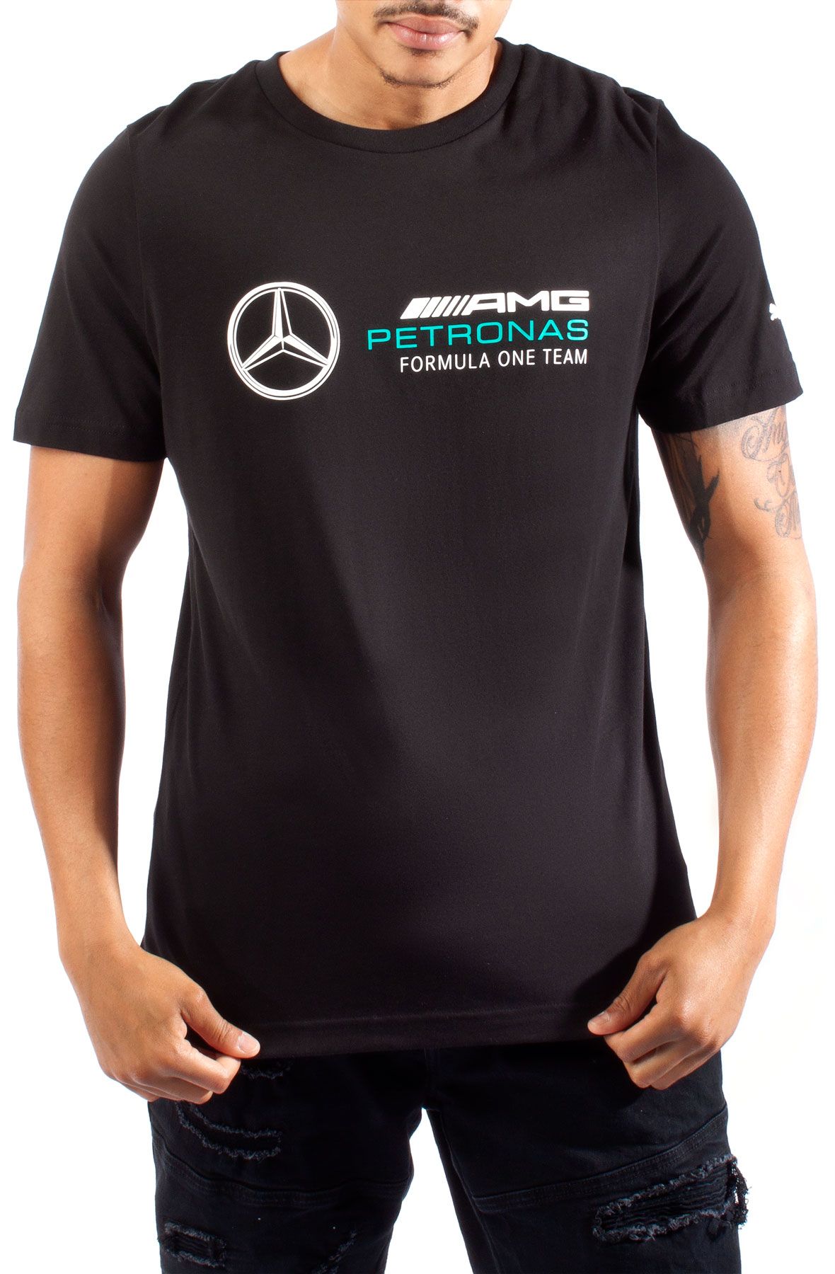 PUMA Mercedes Shiekh Tee 53422901 - Logo F1 ESS