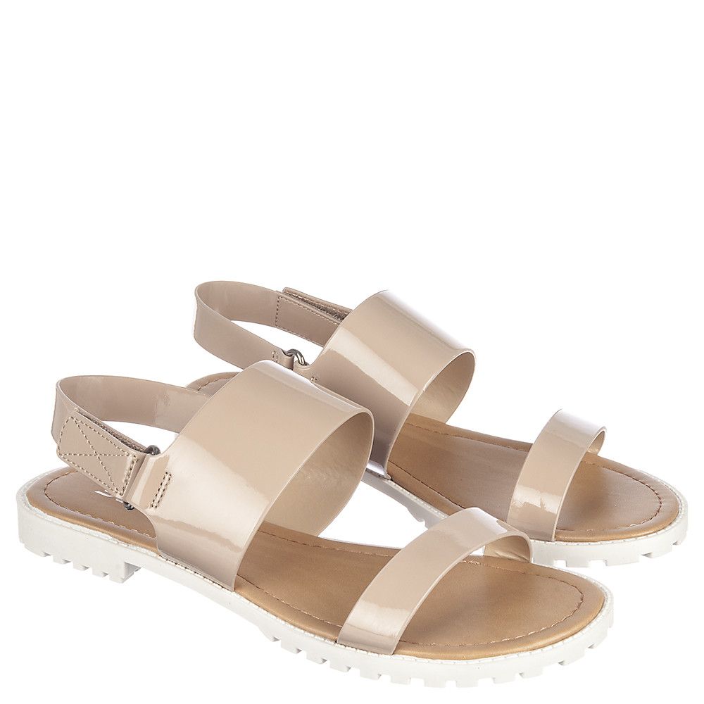 beige slingback sandals