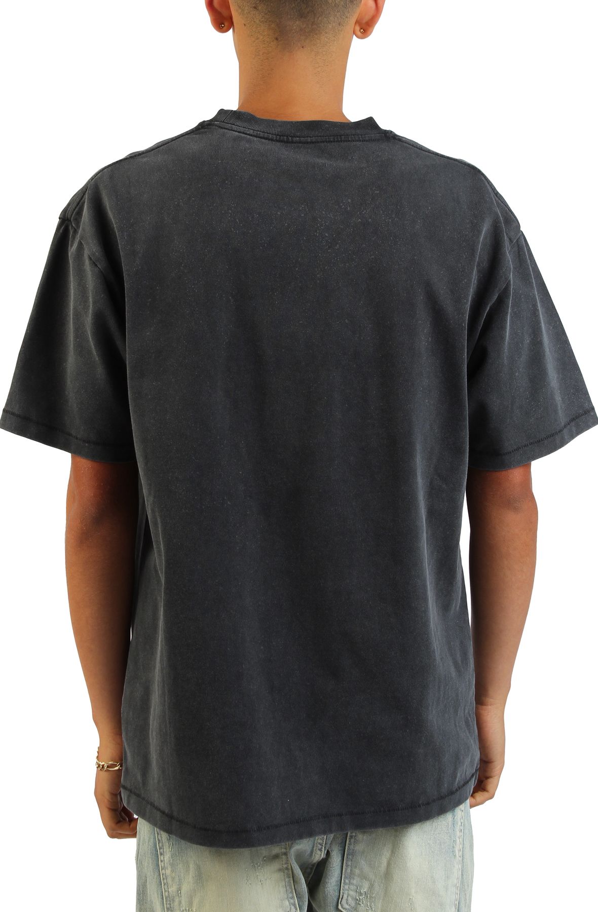 MEMORY LANE Bone Collector T-Shirt MLSMU26-3002VTBLK - Shiekh