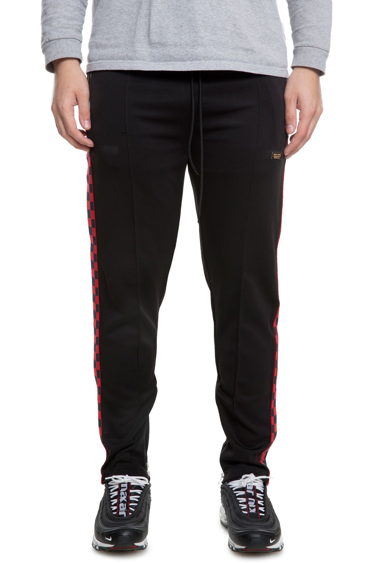 REASON The Parkway Check Track Pants in Checker T-12-BLK - Shiekh