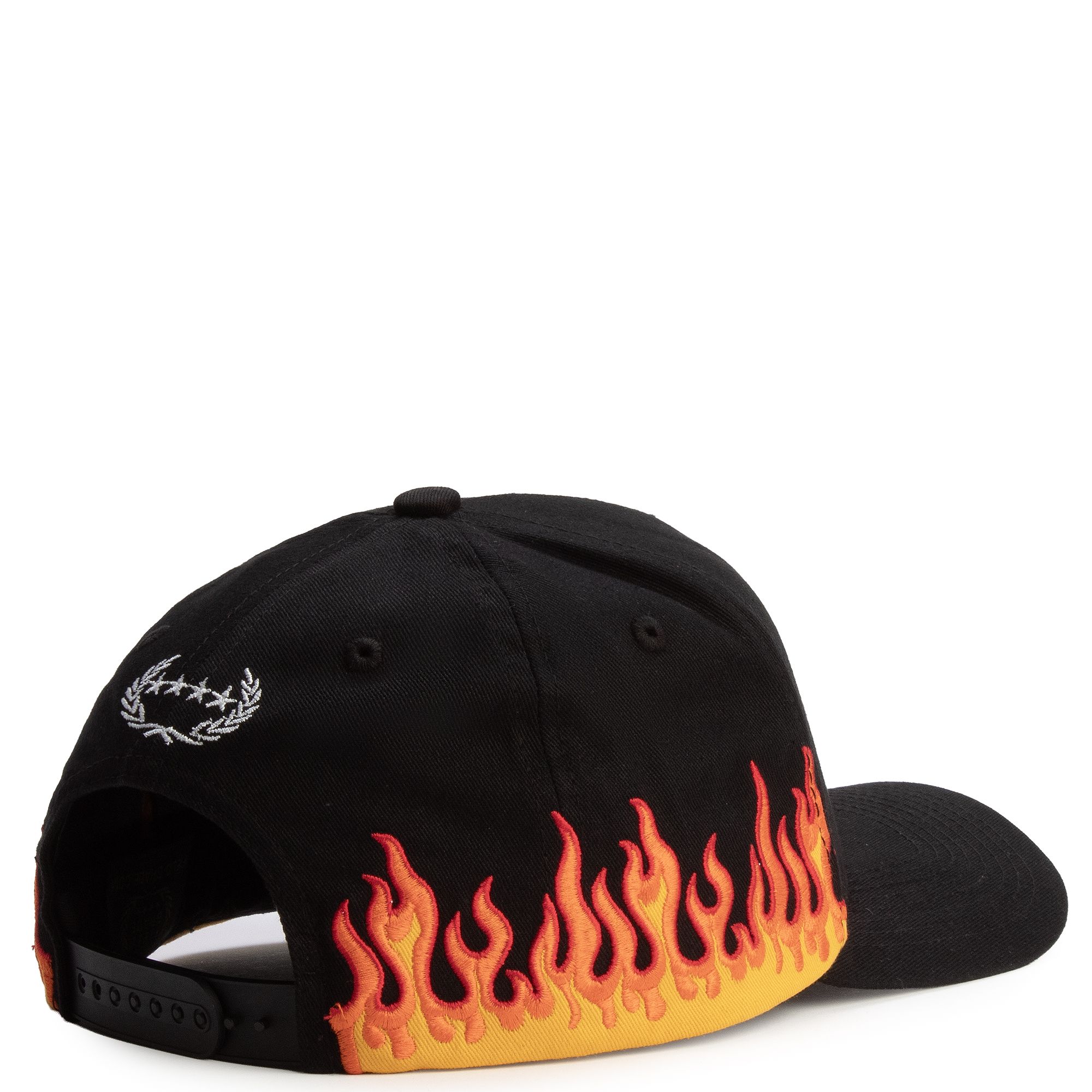 FIELD GRADE LA Gothic Flames Twill Trucker Hat 1005366 - Shiekh