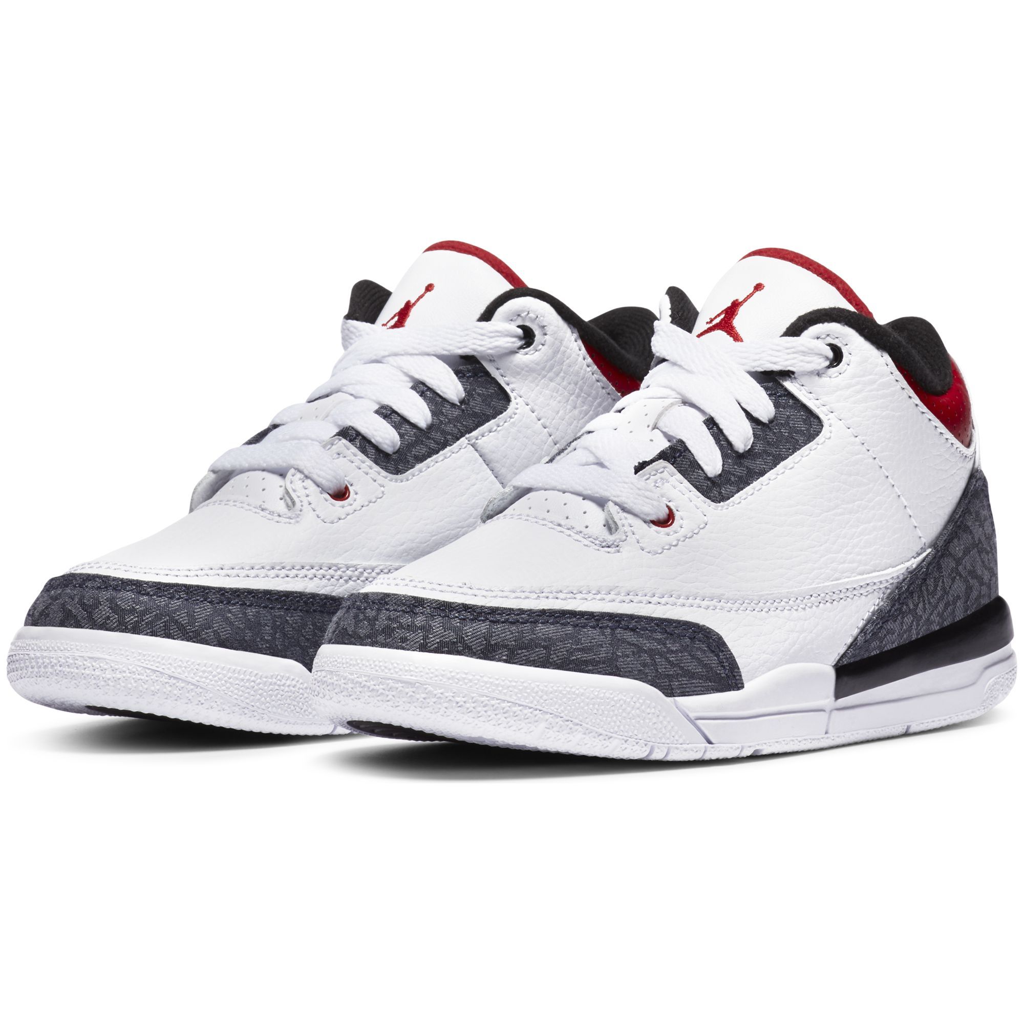 jordan 3 red white black