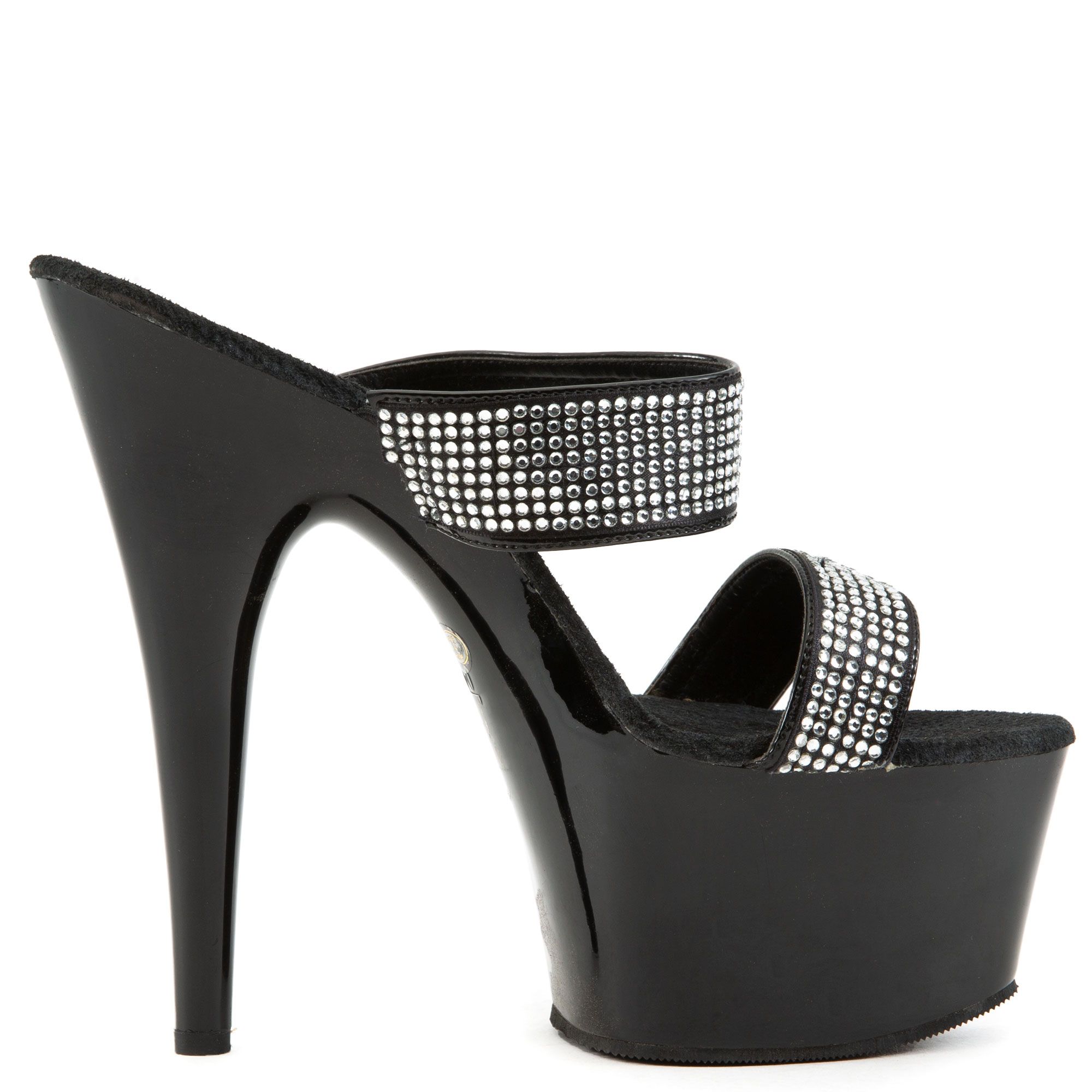 PLEASER USA.INC 2 Band Adore Platform Heels AD0702-2/B/R - Shiekh