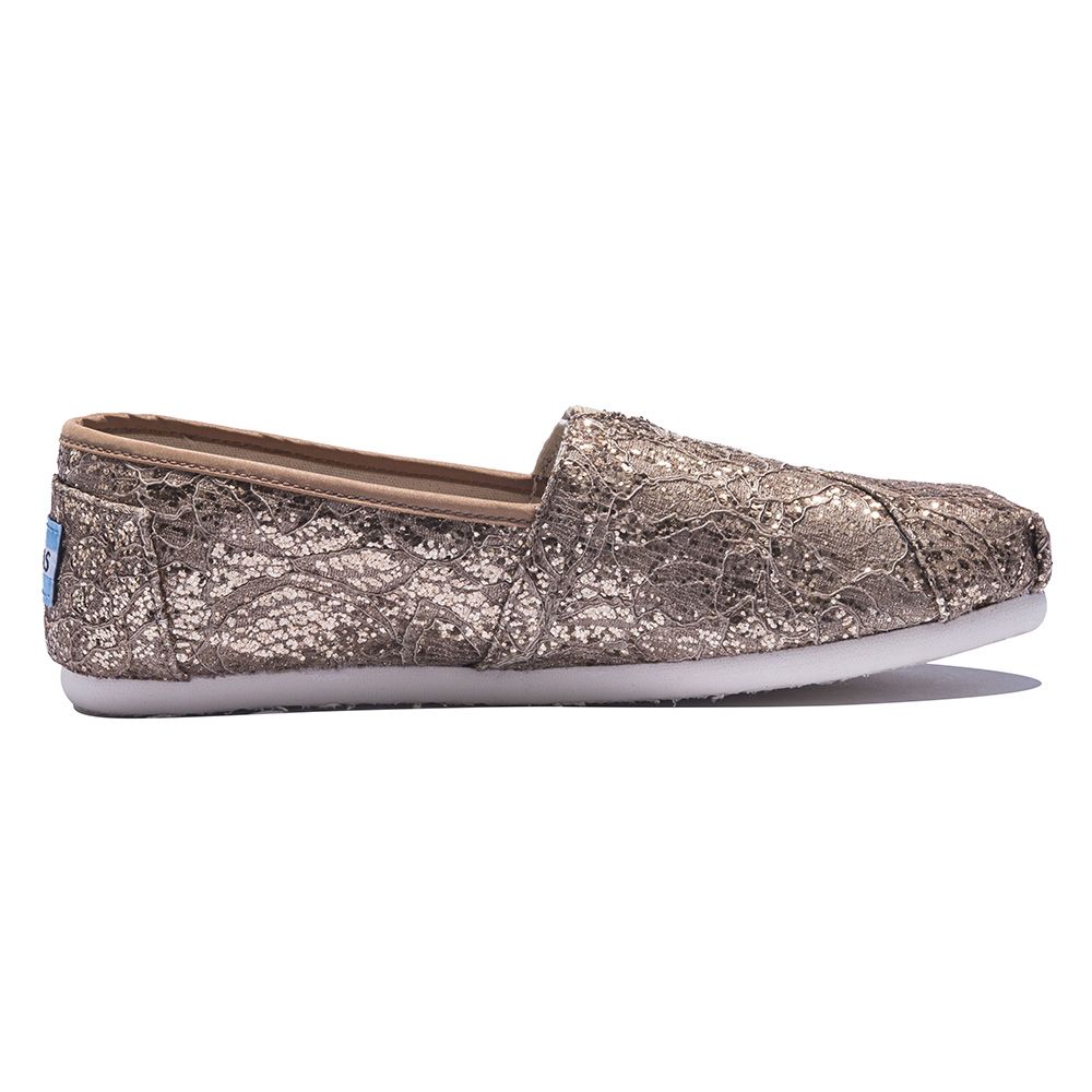 rose gold glimmer toms