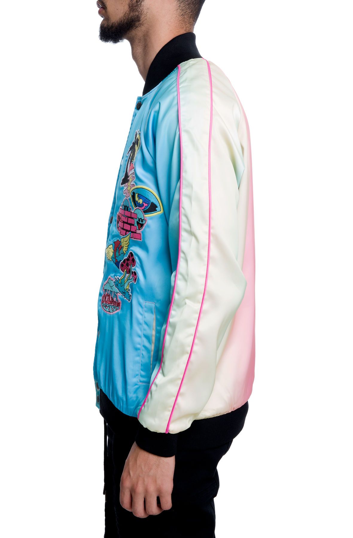 Pink dolphin bomber outlet jacket