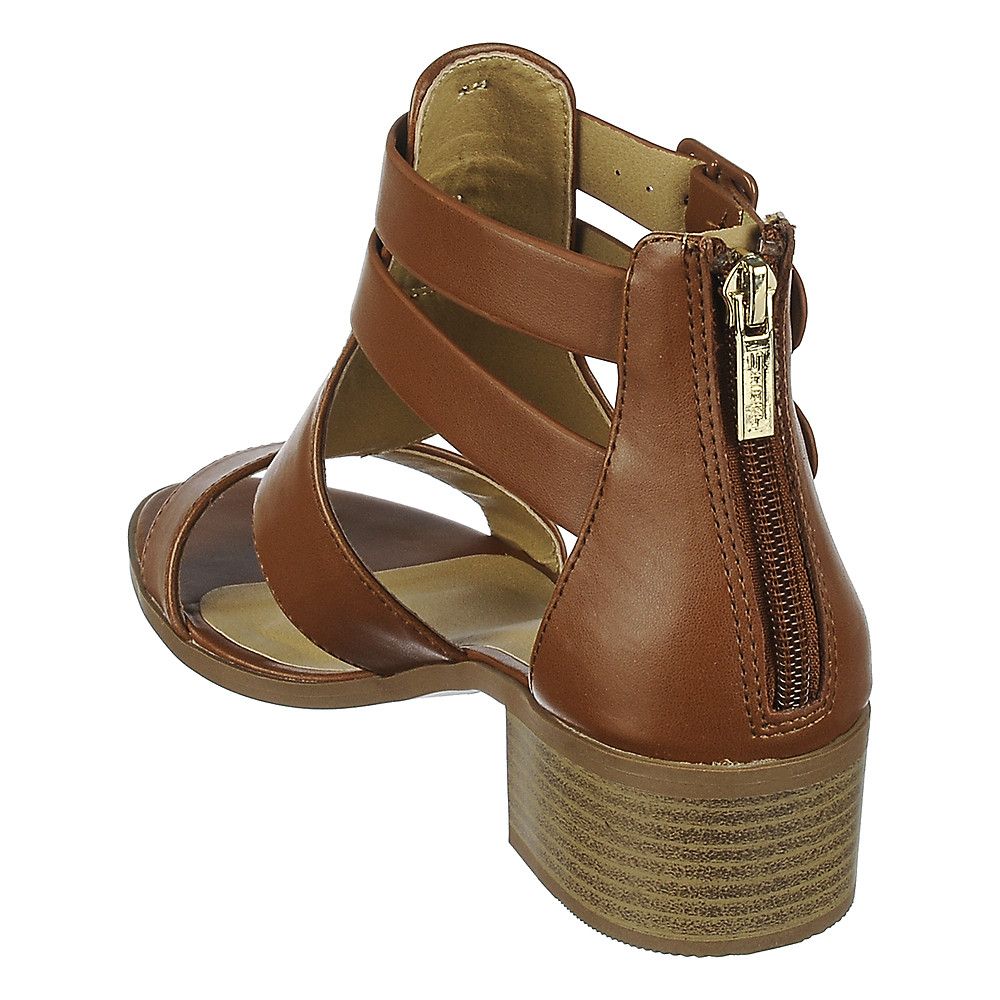 womens tan sandals with heel