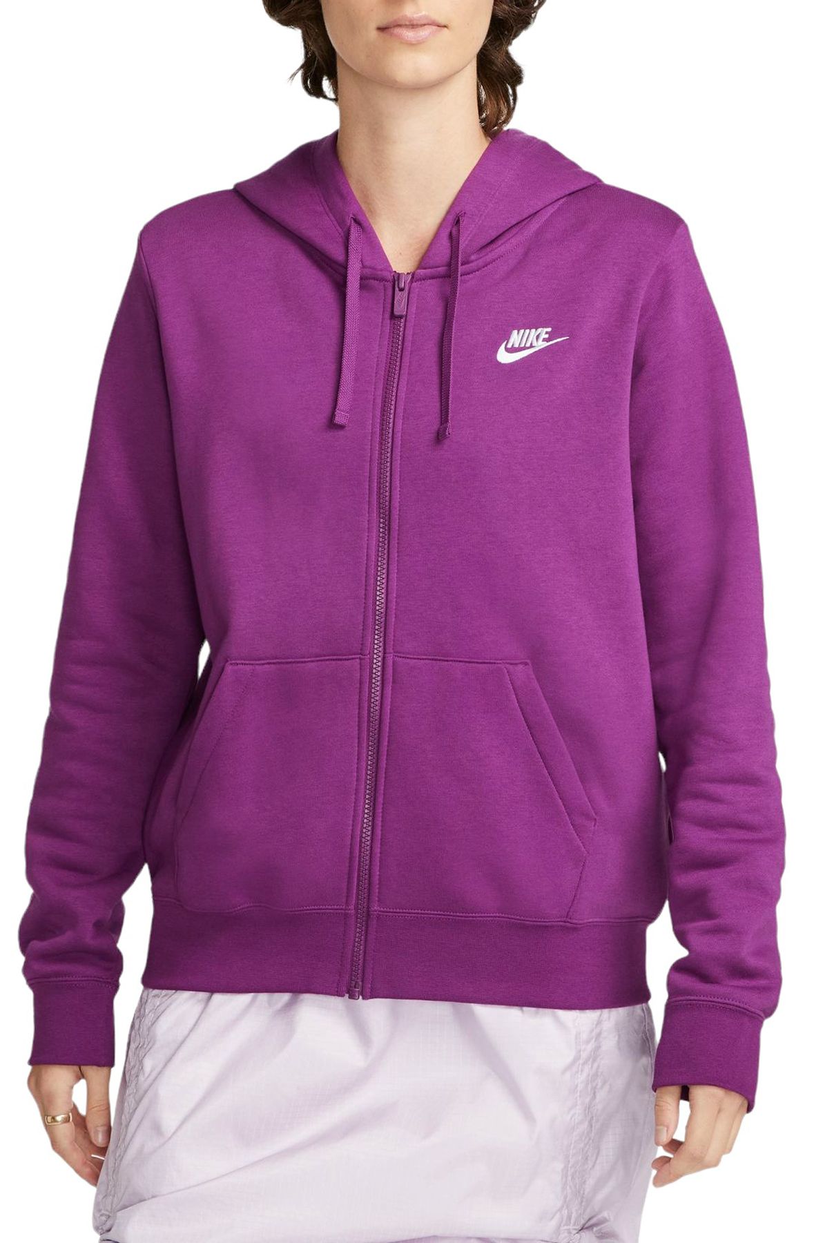Nike Womens Women's NSW Fleece Hoodie Full Zip Varsity : :  Clothing, Shoes & Accessories