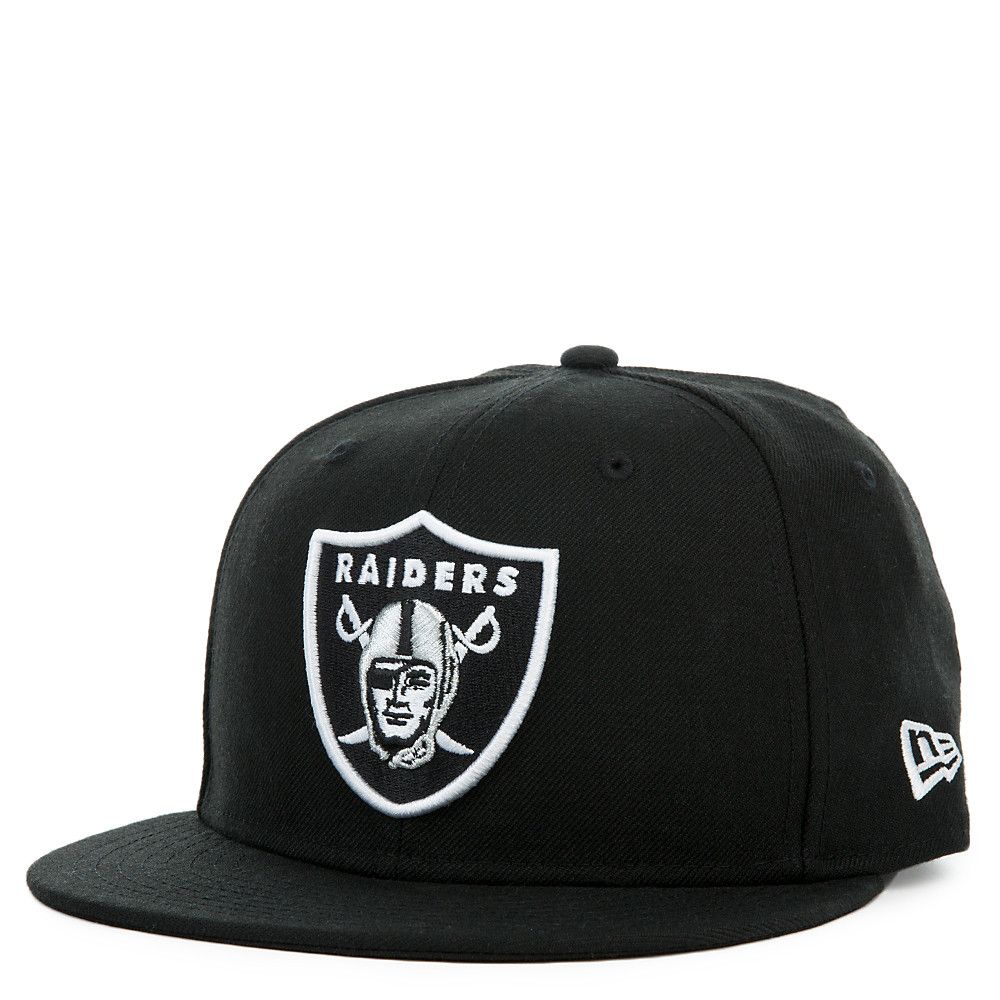 NEW ERA CAPS 5950 Oakland Raiders Black Tea Hat 70403873 Shiekh