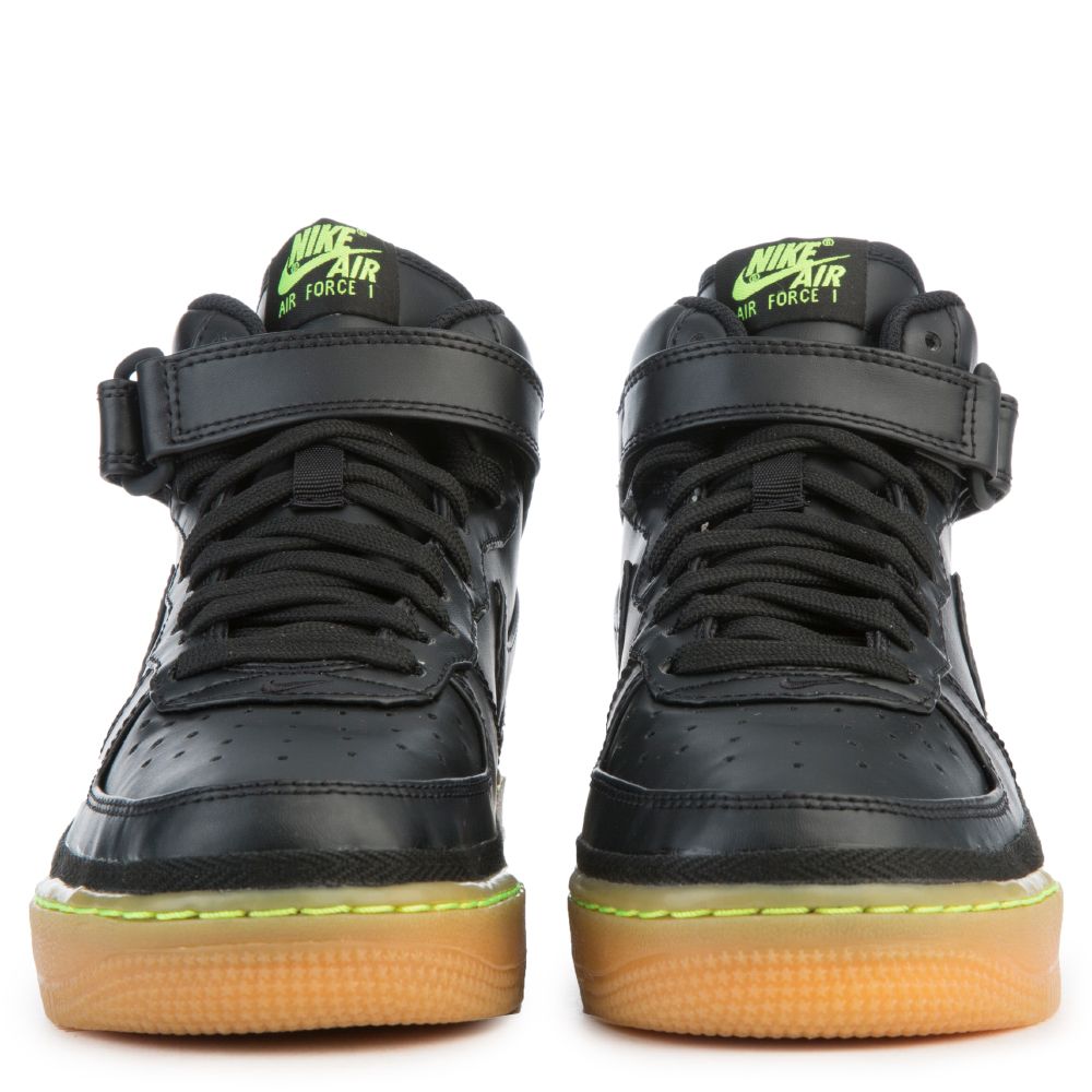 lime green air force 1 high top
