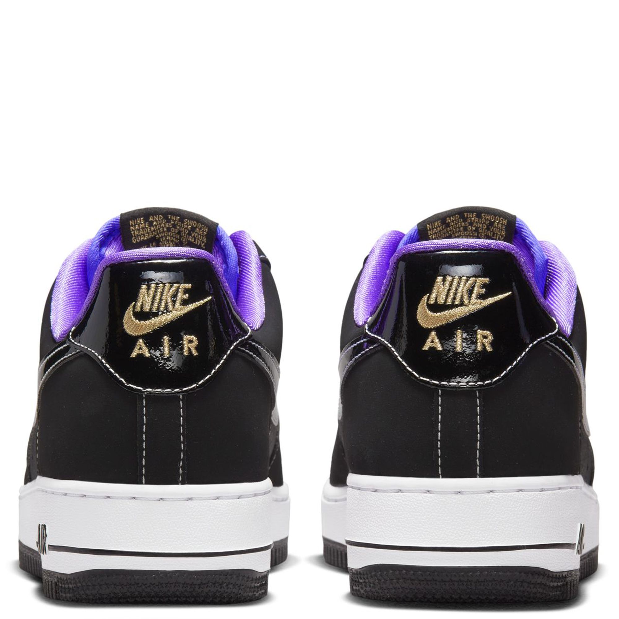 Nike Sportswear AIR FORCE 1 07 LV8 EMB - Sneakers - black/iron