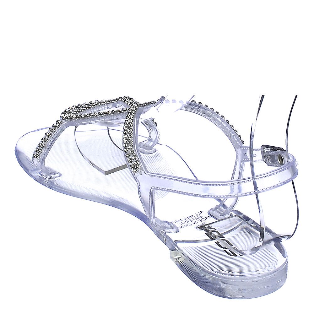 SODA Fizz-S Jeweled Sandal FD FIZZ/CLEAR - Shiekh