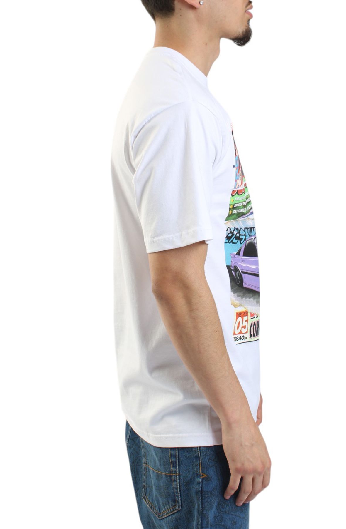 ★MARKET★ M Auto Salon T-shirt White AUTO SALON TSHIRT WHIT MARKET Auto Salon T-Shirt 399001768 WHT - Shiekh