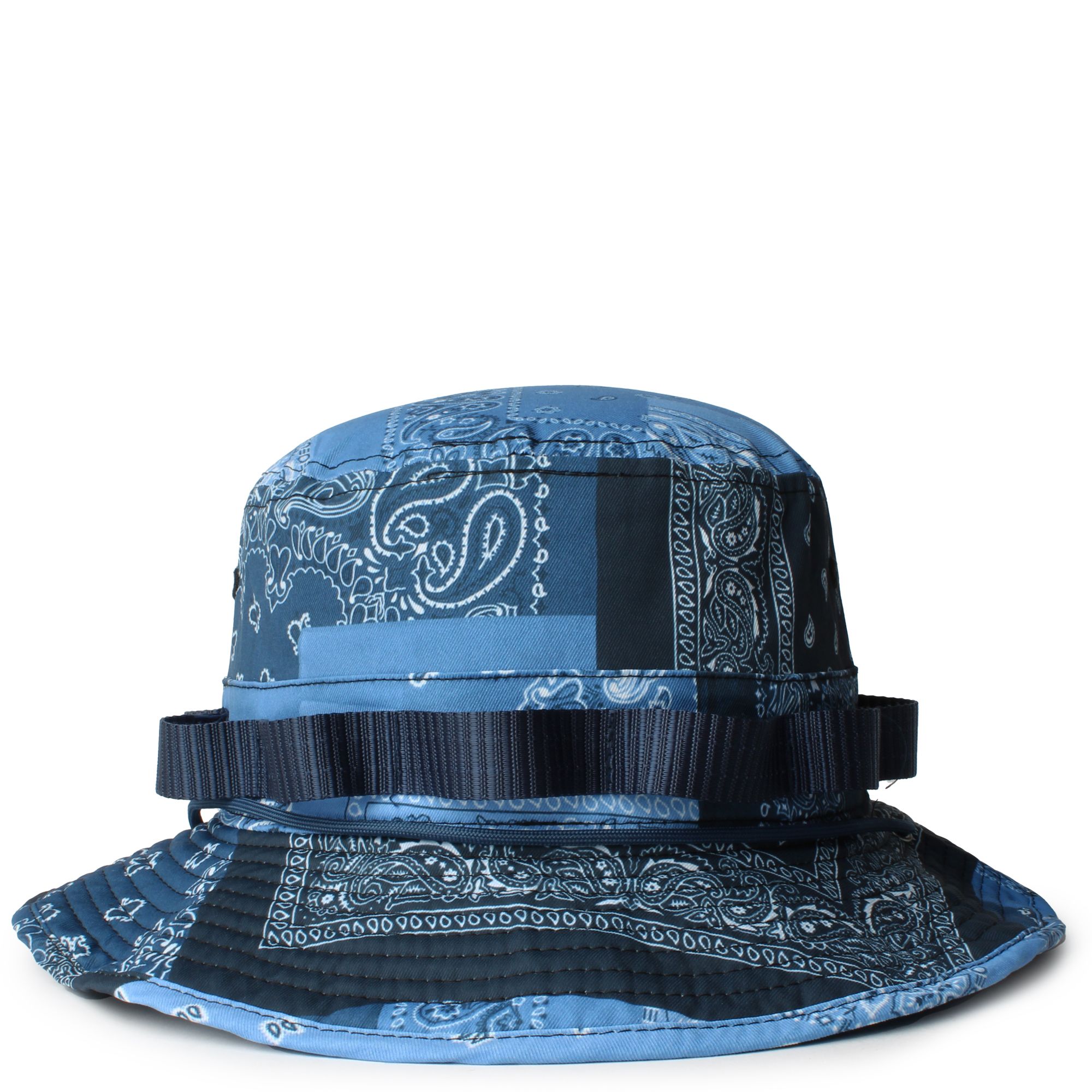 L&L HSV x Tsubasa Box Logo Bucket Hat - Blue