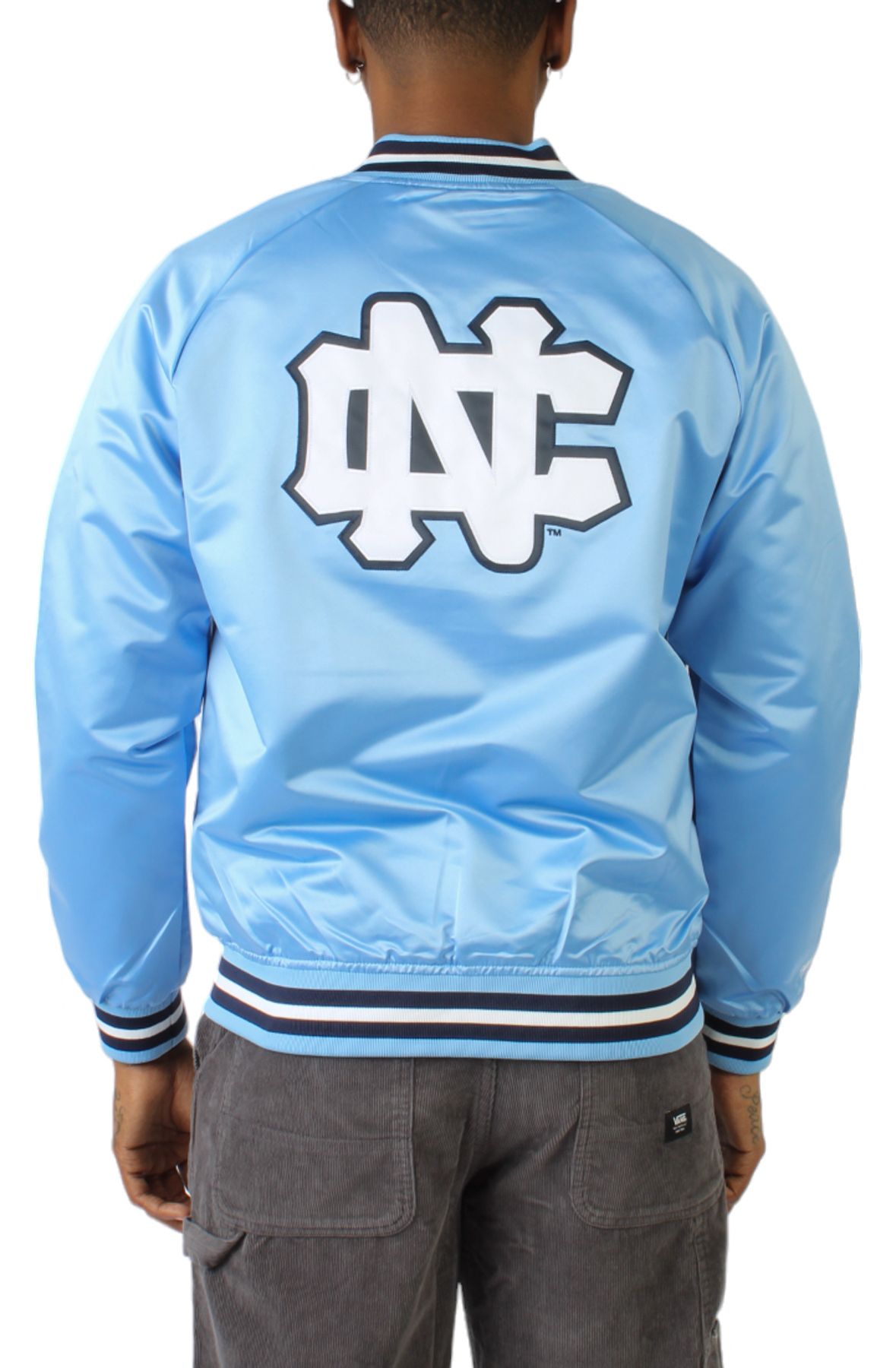 MITCHELL AND NESS North Carolina Lightweight Satin Jacket