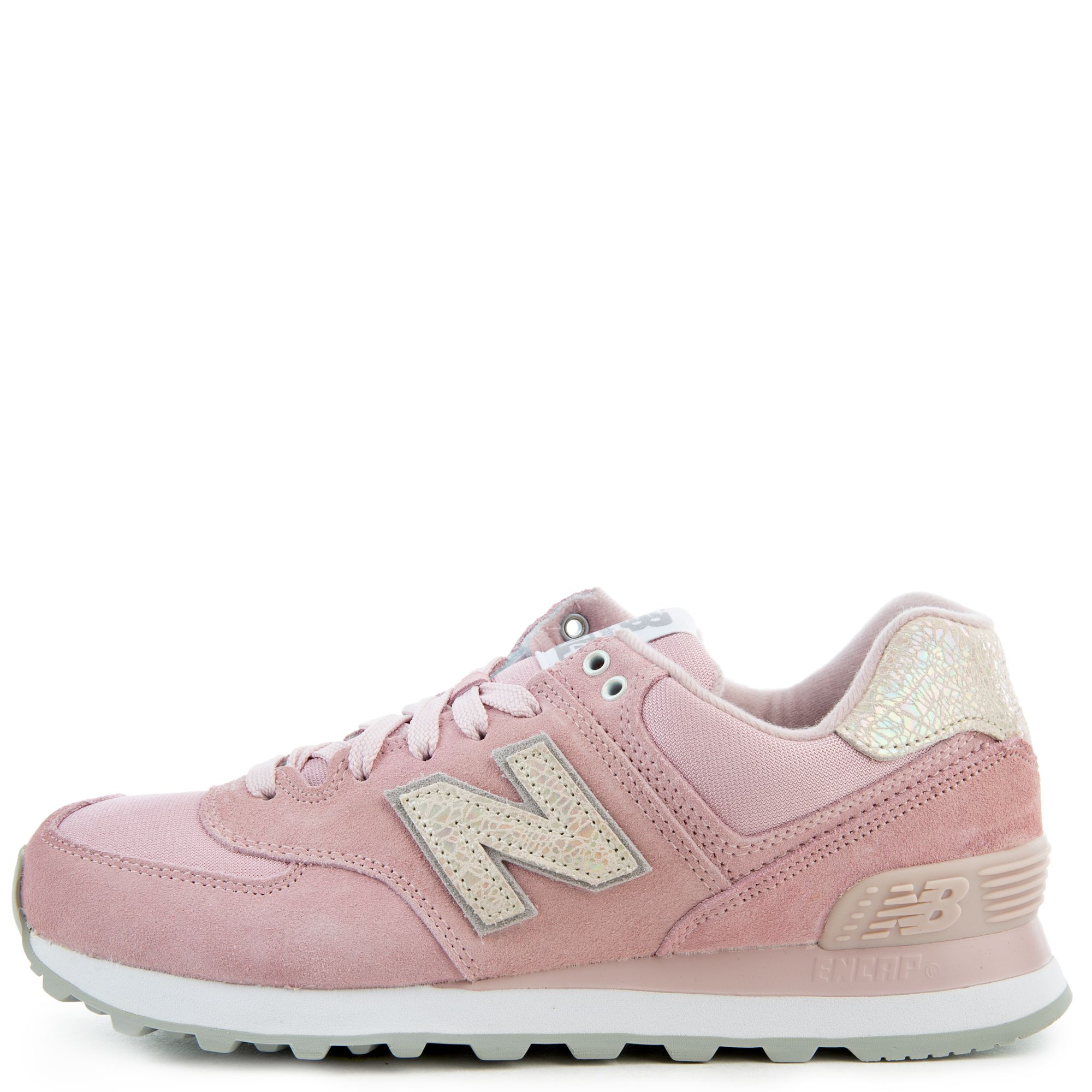 new balance 574 faded rose with overcast