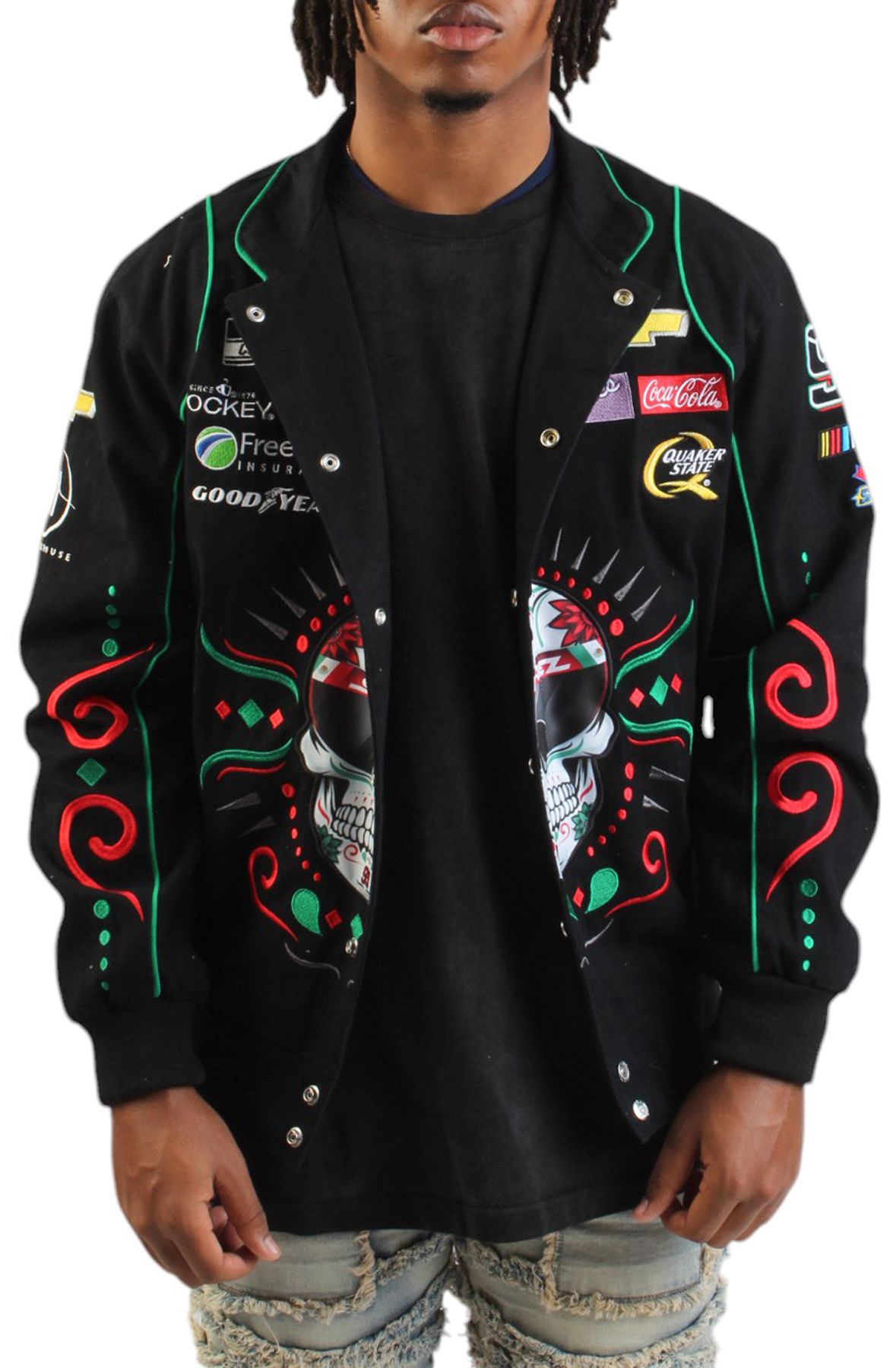 JH DESIGN Daniel Suarez Racing Jacket SUA303SK24-BLK - Shiekh