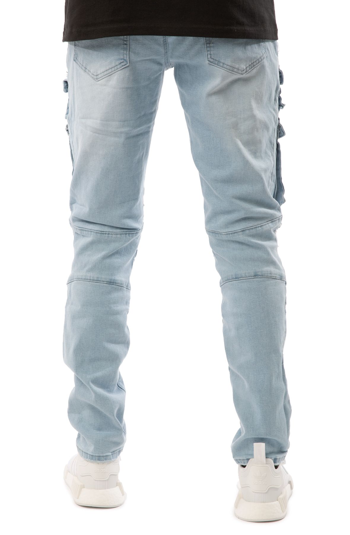 faint blue jeans