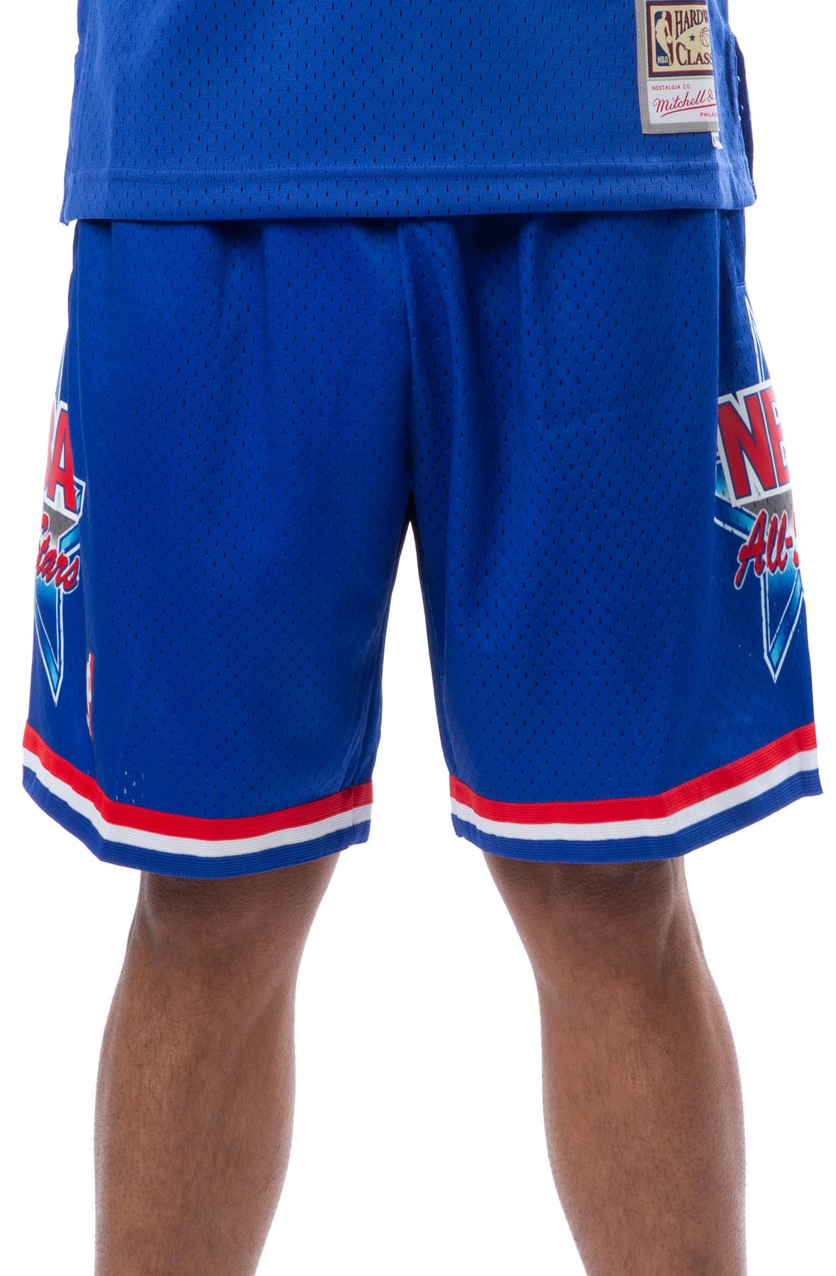 Mitchell & Ness New Jersey Nets Road Swingman 1993-94 Shorts - Blue XL