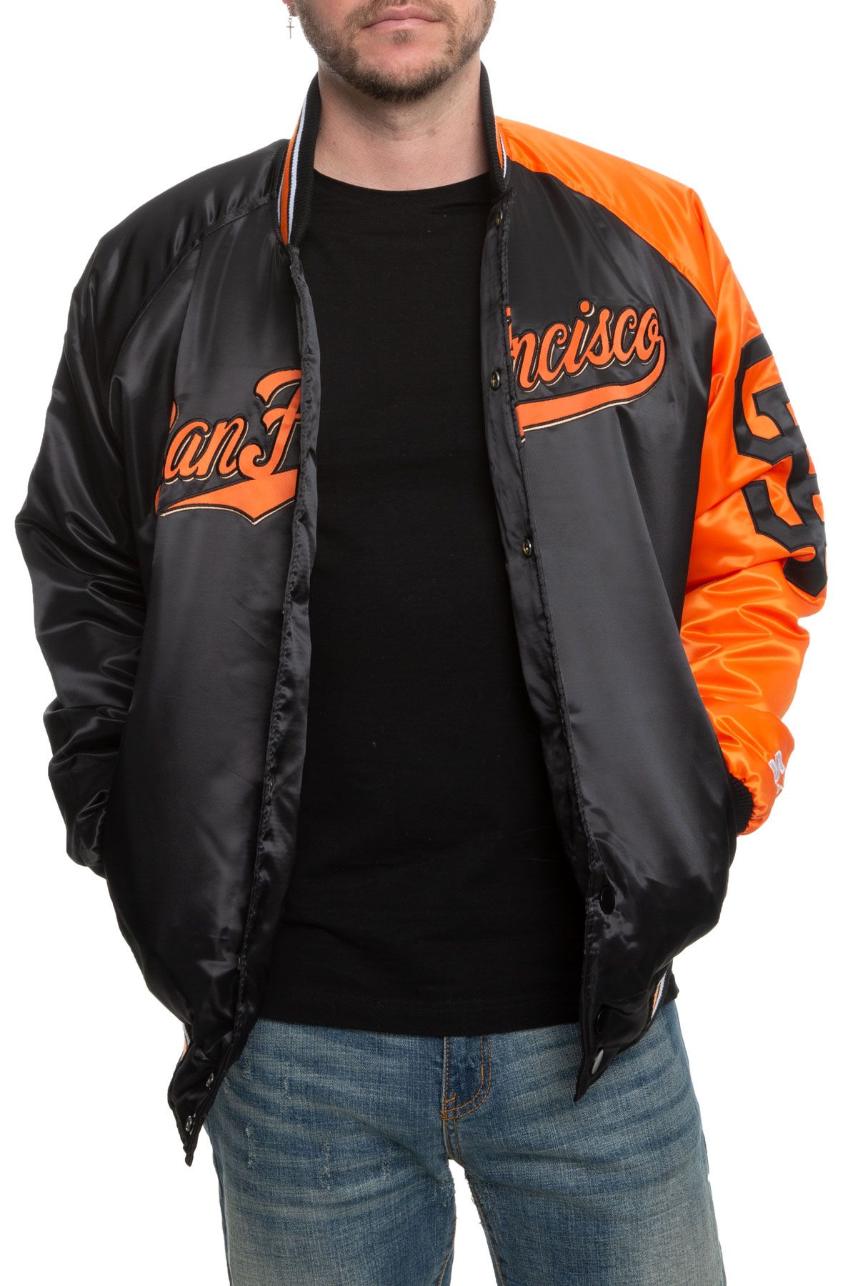 STARTER San Francisco Giants Varsity Jacket LS850696-SFG - Shiekh