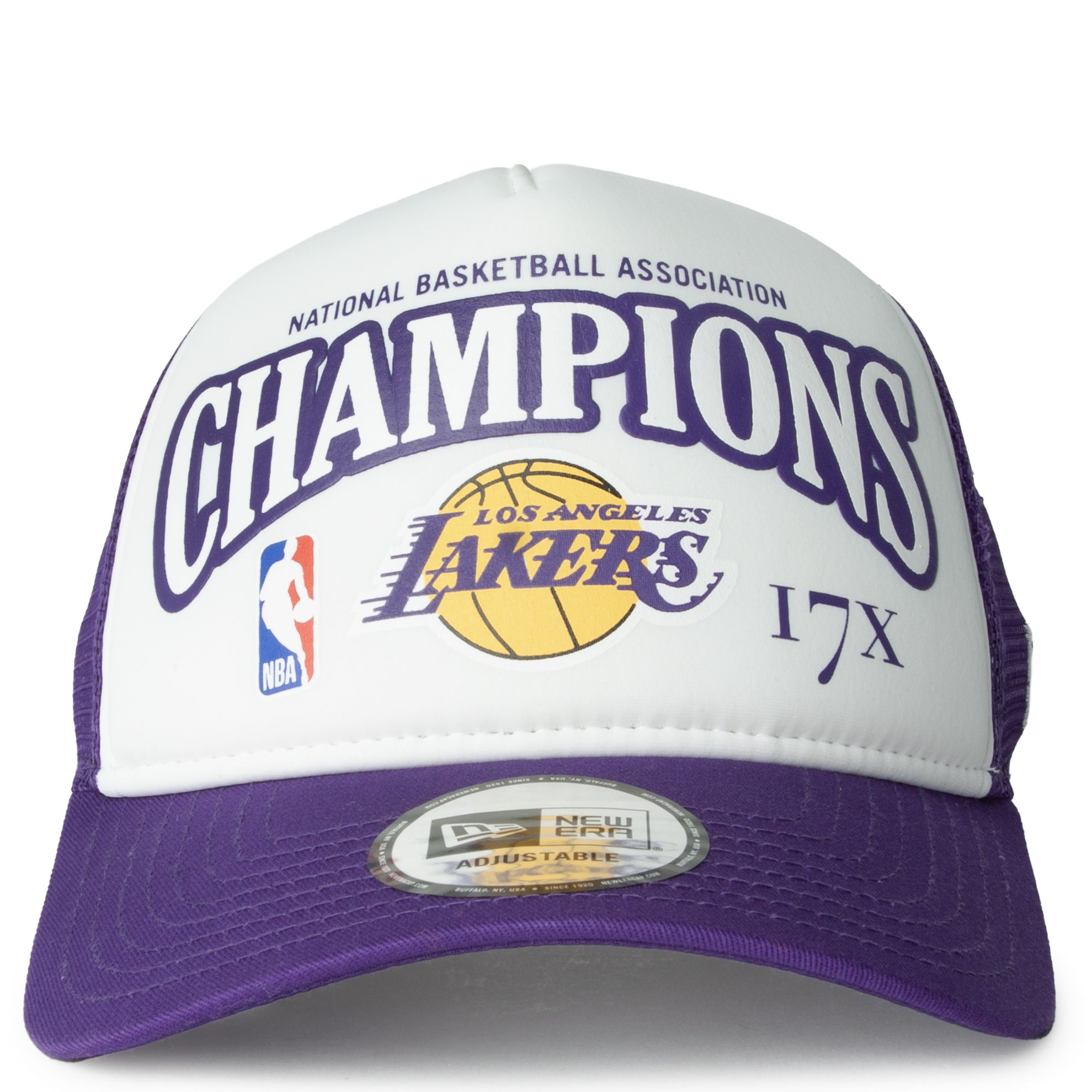 Men's Los Angeles Lakers New Era Purple 2020 NBA Finals Champions 9FORTY  Adjustable Hat