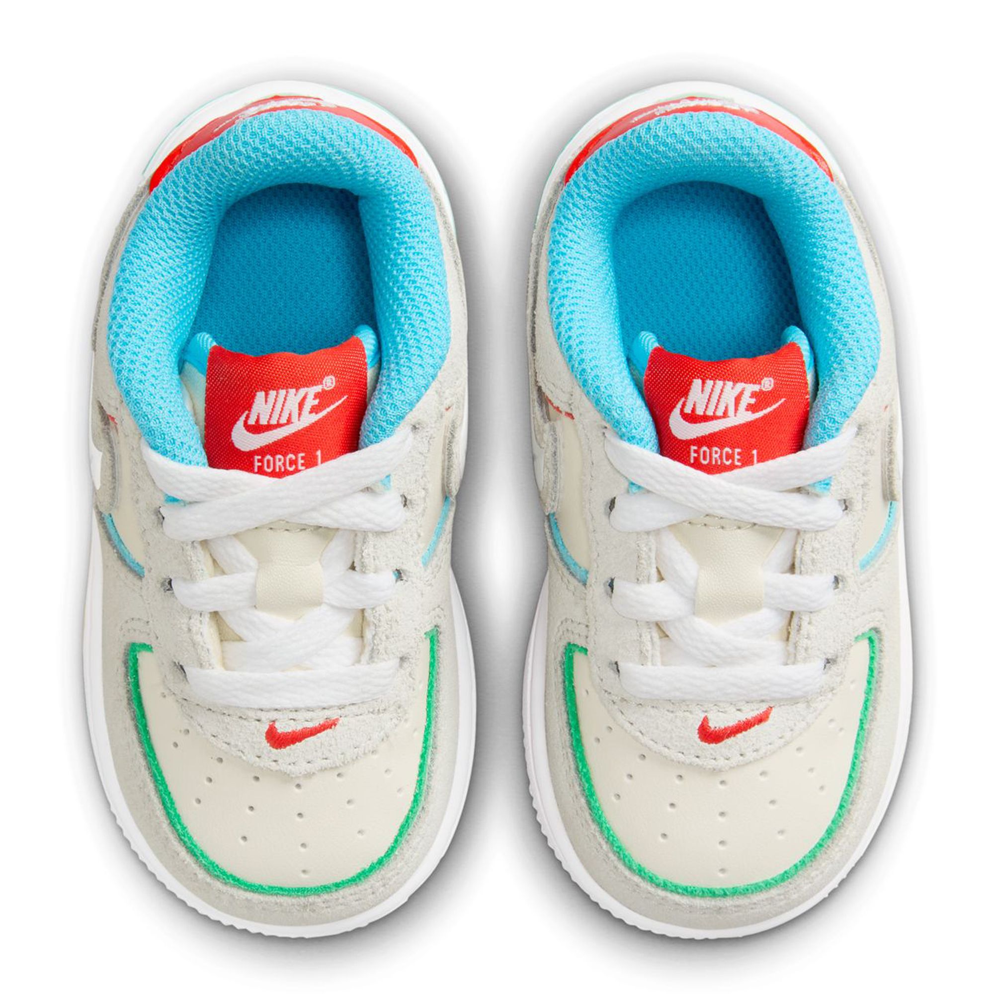 Shops aqua blue air force ones