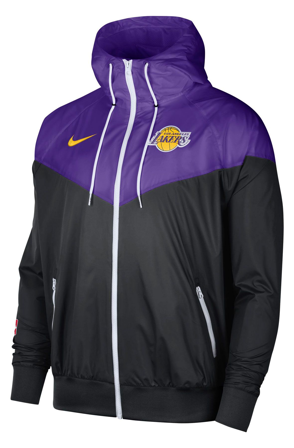 NIKE Los Angeles Lakers Courtside Lightweight Windrunner Jacket DB1247 ...