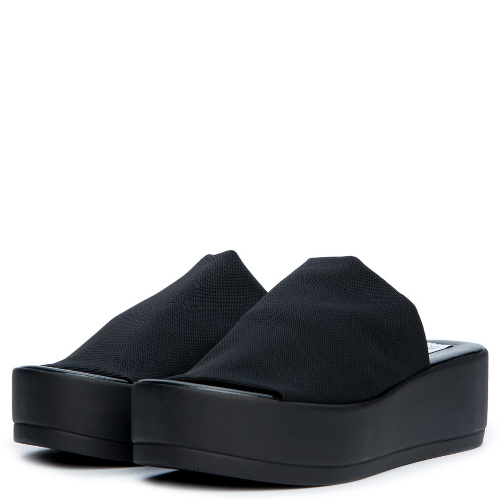 STEVE MADDEN Steve Madden Slinky Women's Black Platform Sandal SLINKY ...