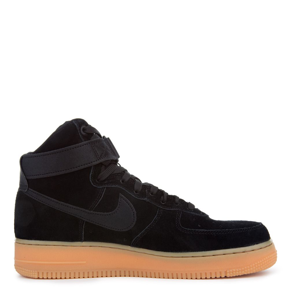 Nike Air Force 1 '07 LV8 Style Unisex/Men's Shoes Black/Black/Gum-Brown  aq0117-002