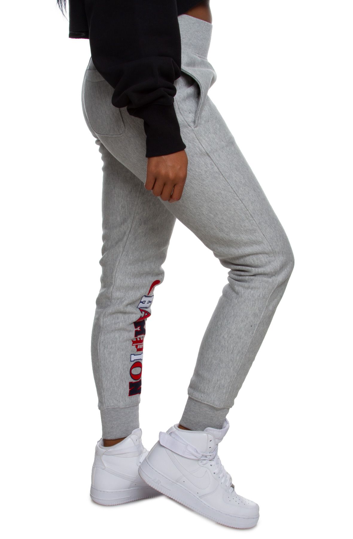 womens reverse weave joggers