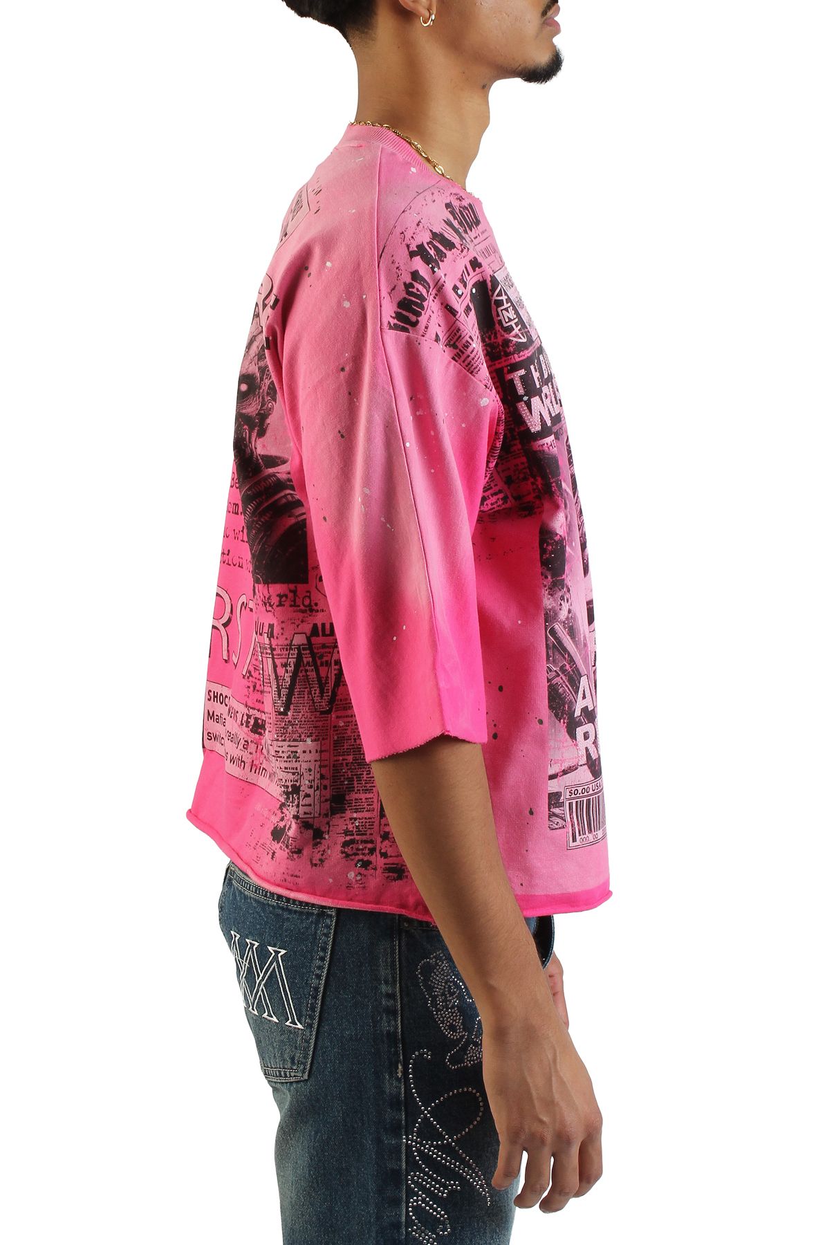 FIRST ROW Aliens T-Shirt FRM1013-PNK - Shiekh