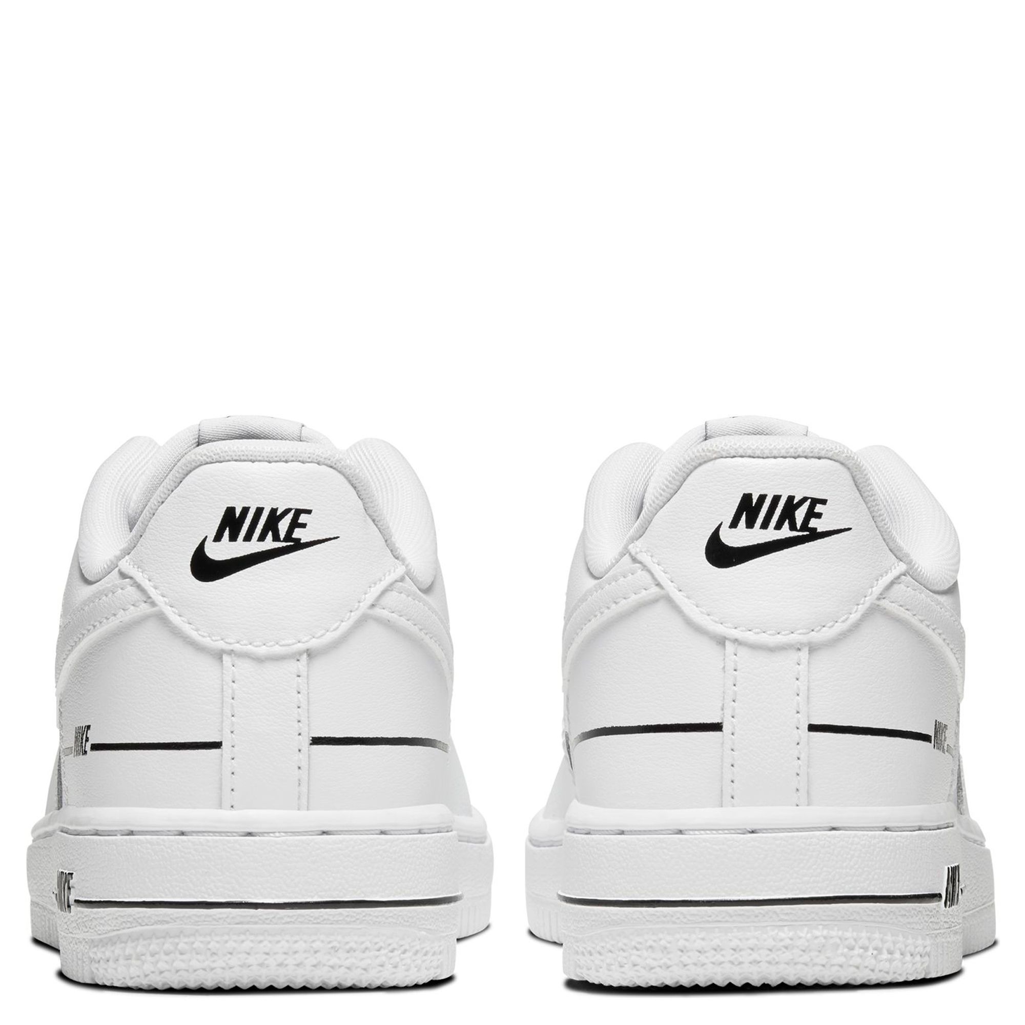 Nike Air Force 1 LV8 3 (PS) White/Black Little Kids Basketball Shoes CJ4113-100