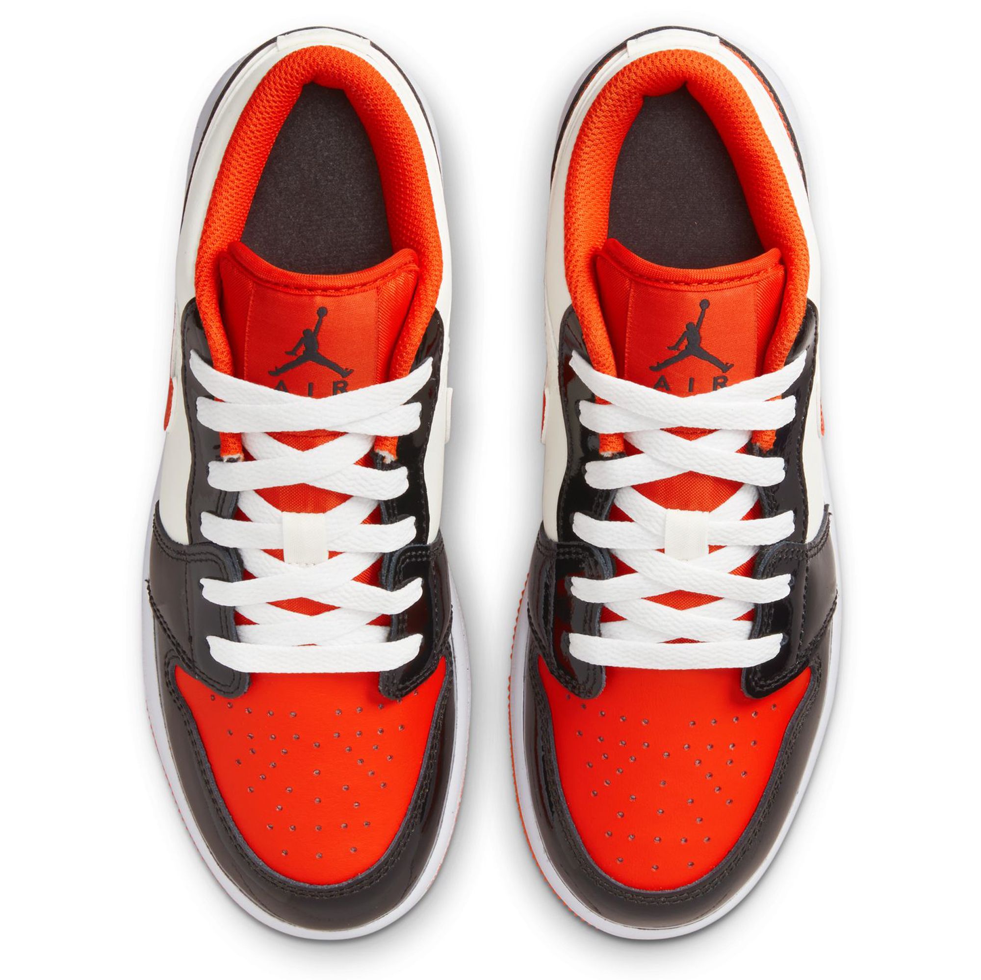 Air top jordan 1 low team orange size 5Y