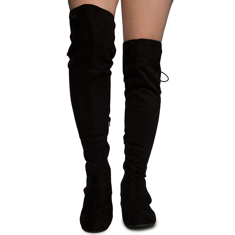 WILD DIVA Kalisa-99 Thigh High Boots KALISA-99/BKVS - Shiekh