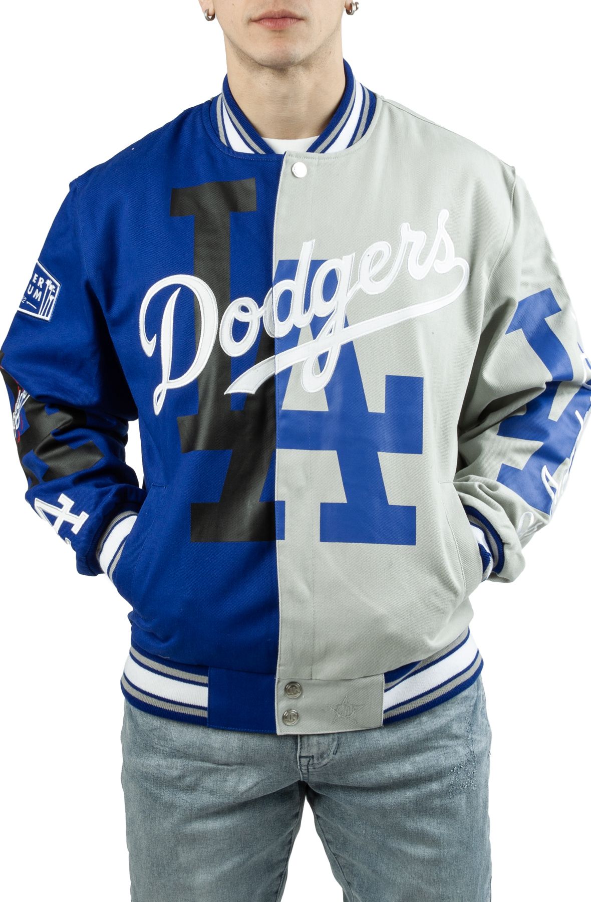 Blue Dodgers Bomber Jacket, Buy Now