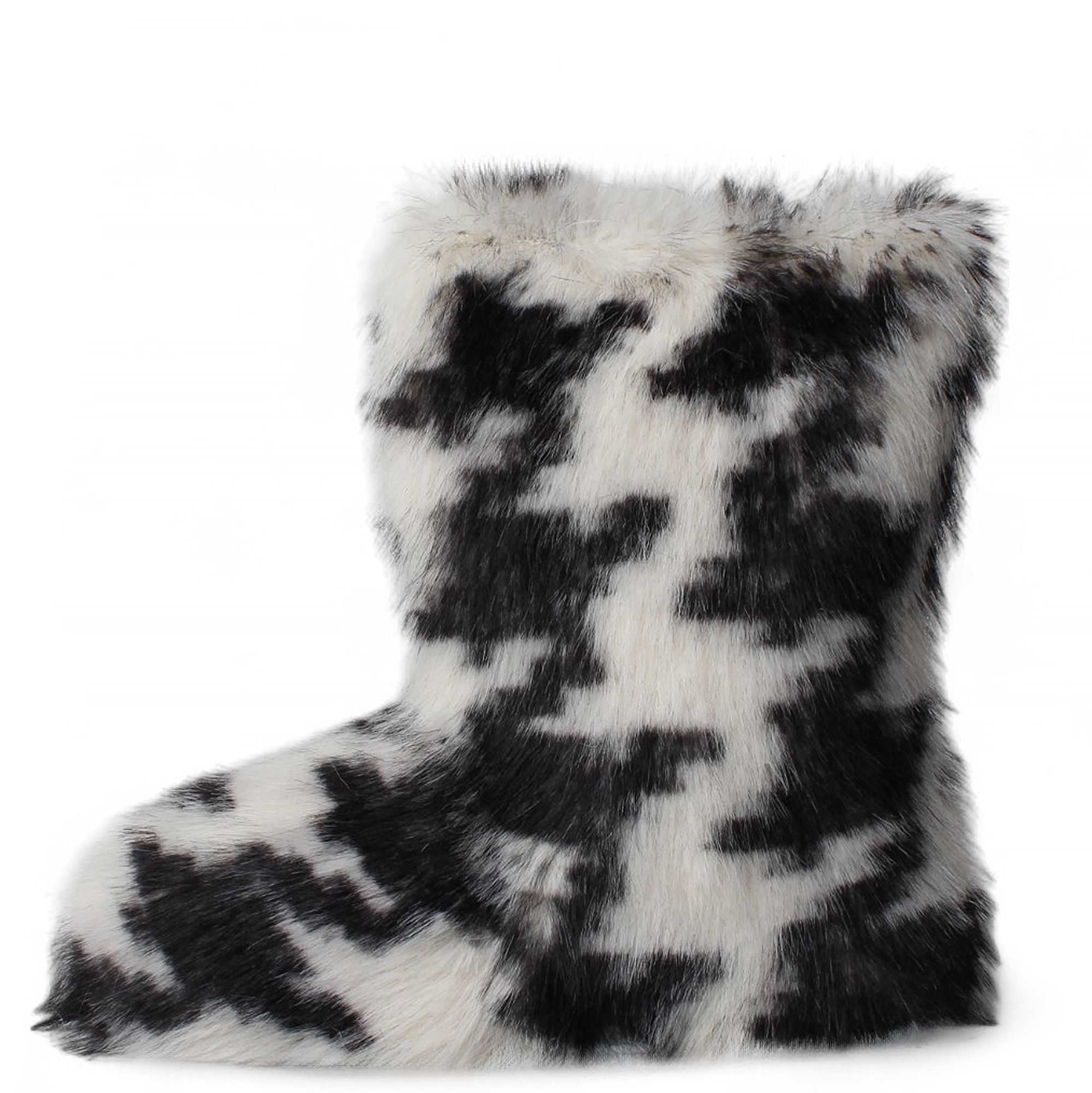 ロングブーツ Winter Angel Fur Boots (Dark Black / Long) Amazon.com | DevilAngel Ladies High Top Zipper Snow Boots