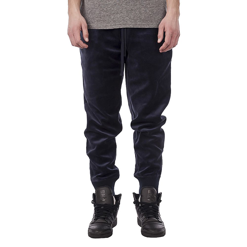 velour flared trousers
