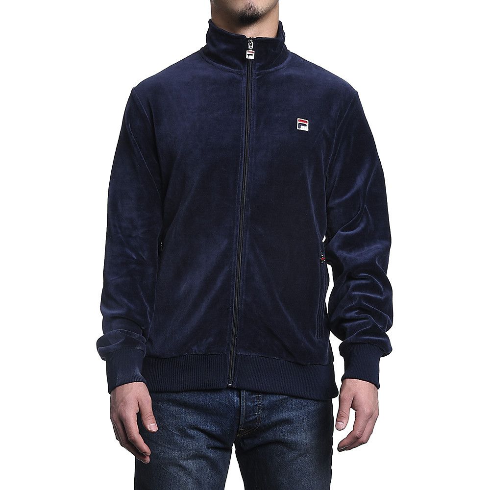 fila men's velour jacket