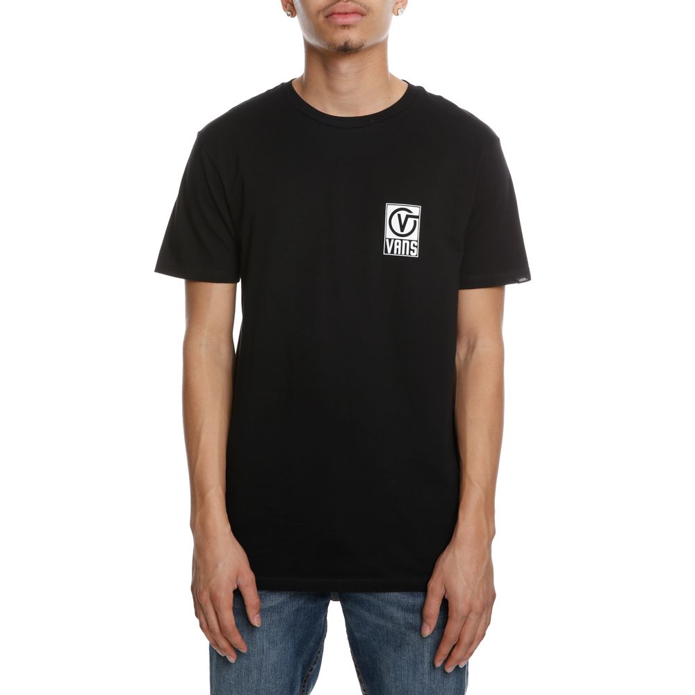 VANS MEN'S VANS WORLDWIDE TEE VN0A3HA9BLK - Shiekh