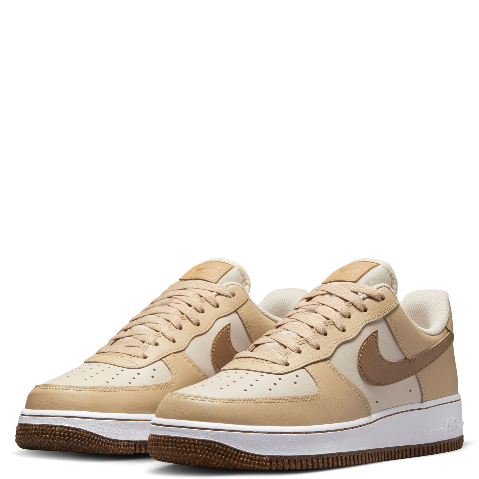 Nike Air Force 1 '07 LV8 EMB (Inspected By Swoosh/ Pearl White/ Sesame/  White/ Ale Brown) Men US 8-1
