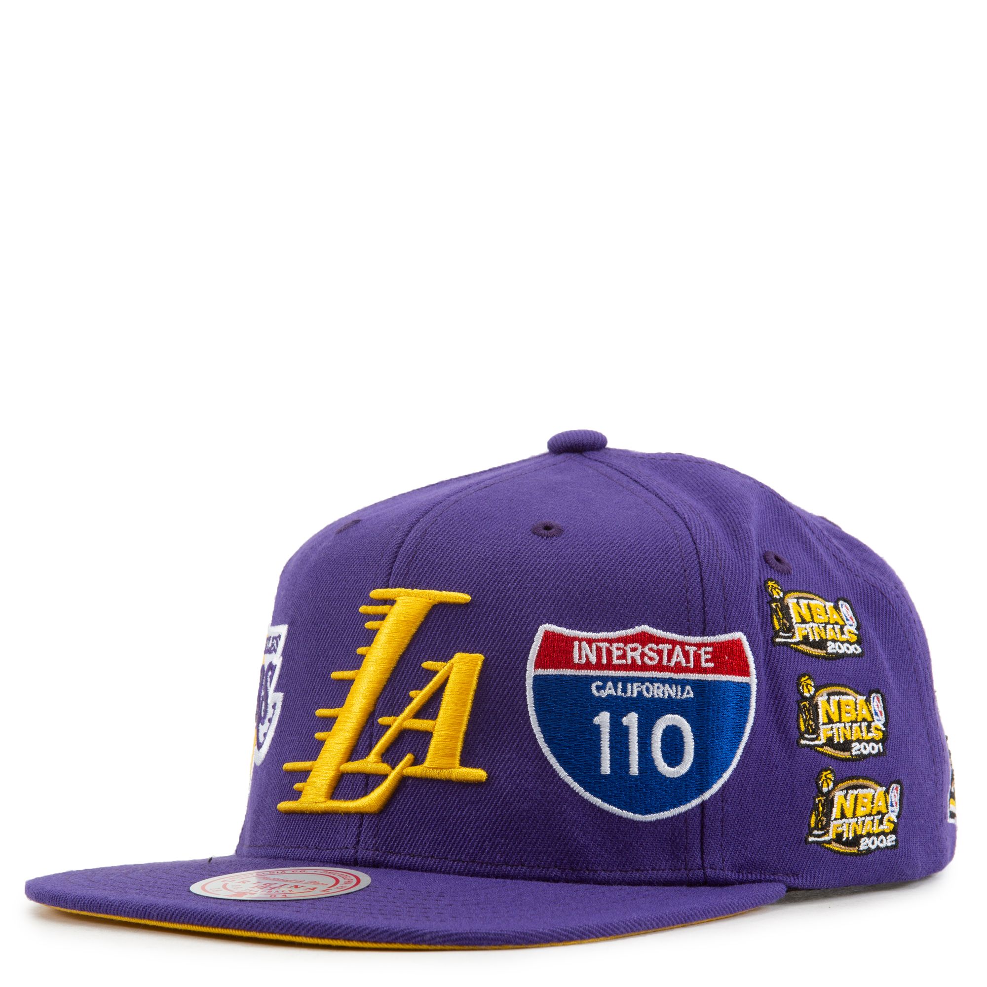 Los Angeles Lakers Snapback Mitchell & Ness Logo Cap Hat White Purple – THE  4TH QUARTER