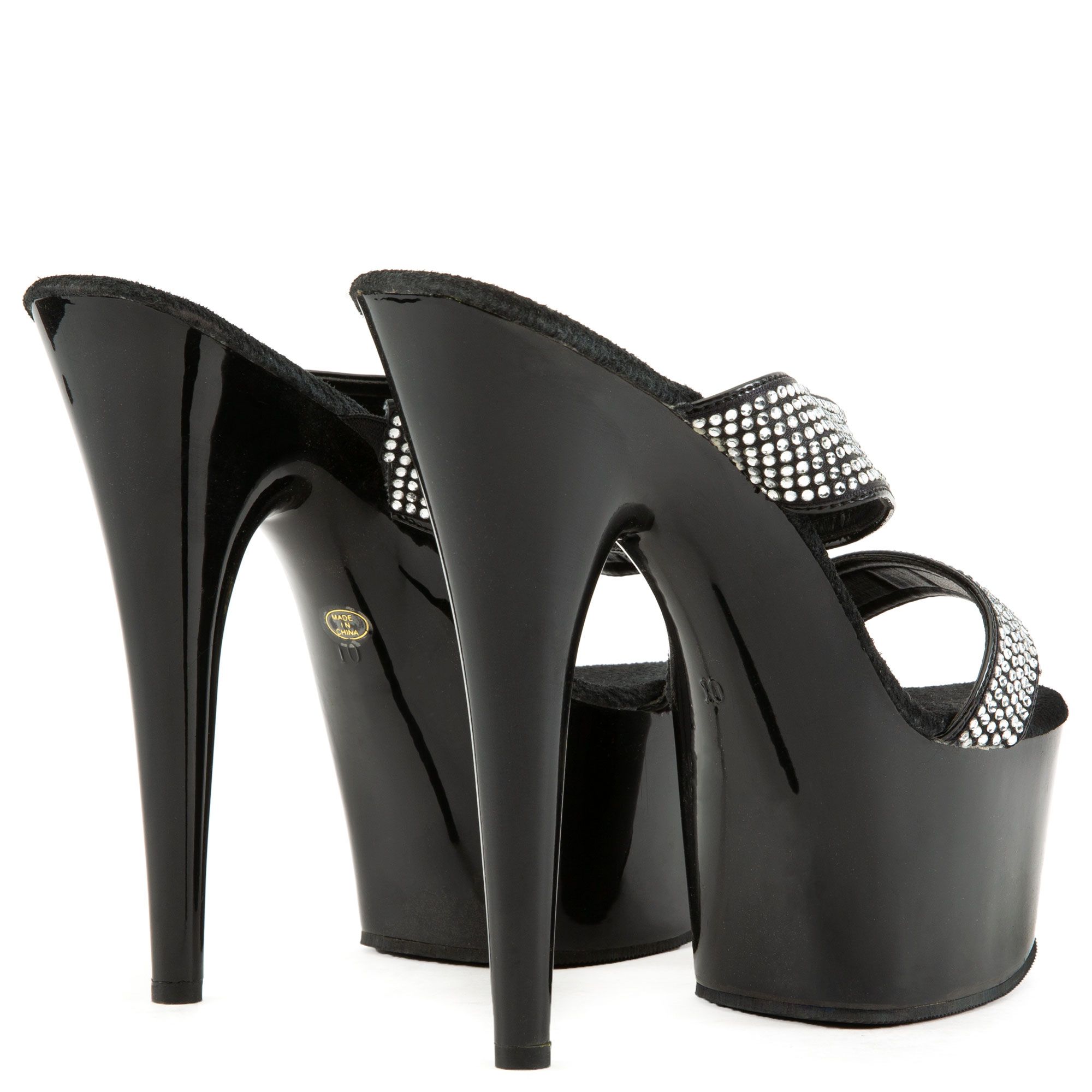 PLEASER USA.INC 2 Band Adore Platform Heels AD0702-2/B/R