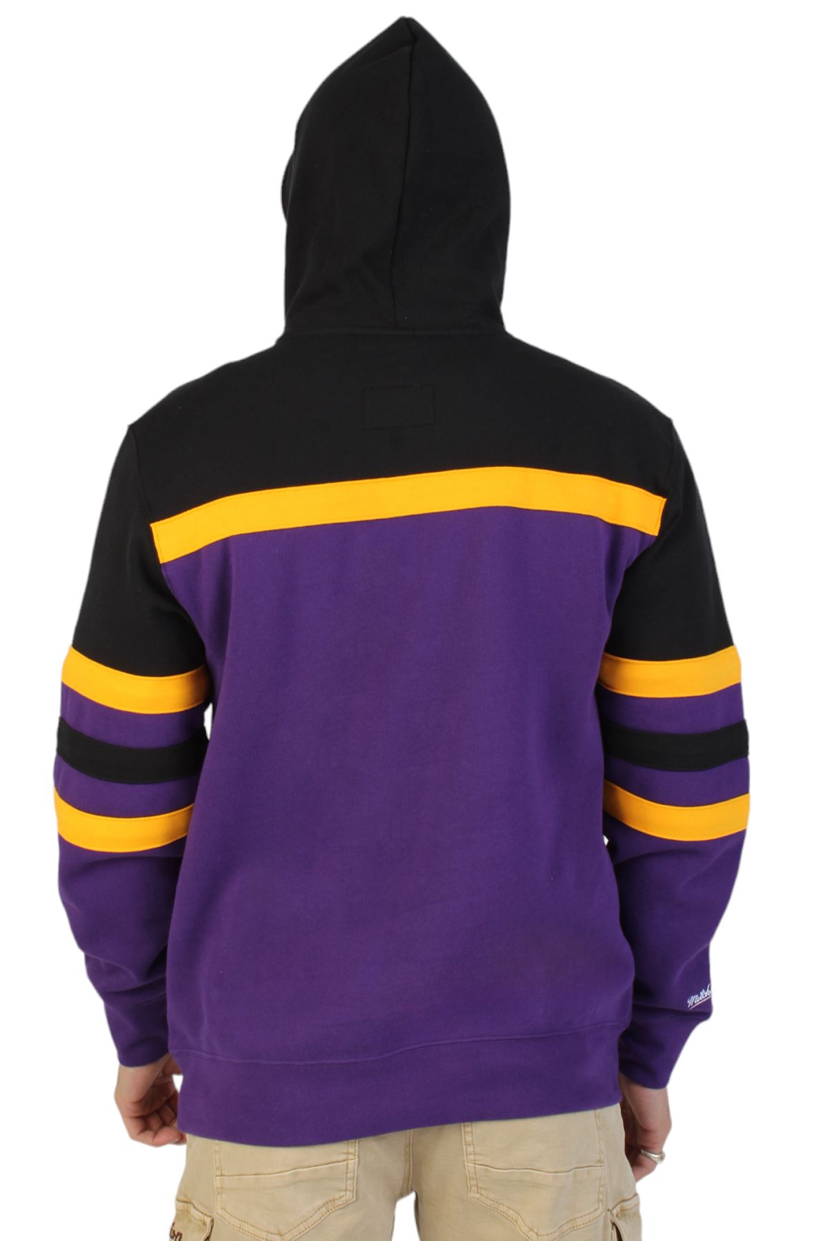 MITCHELL AND NESS Los Angeles Lakers Coach Hoodie FPHD6293