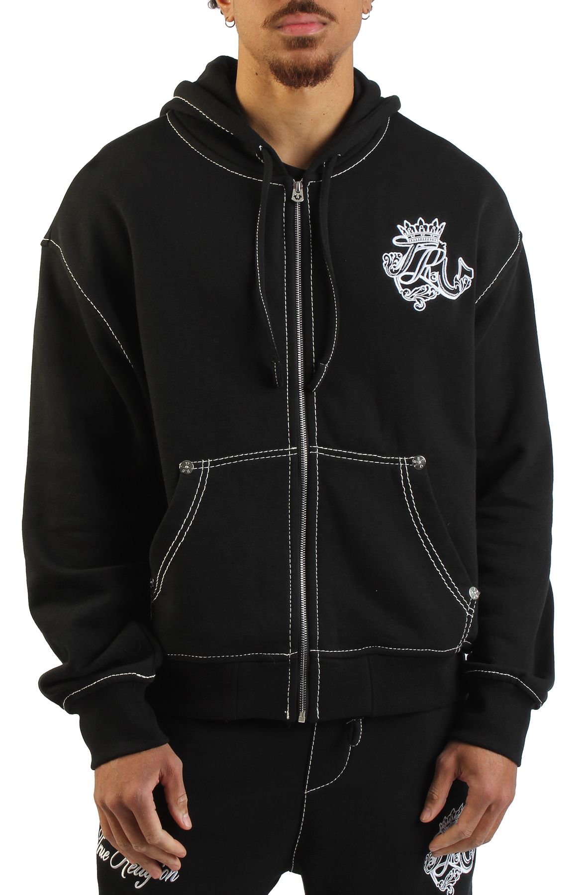 トップス 9090 OG Logo Zip Hoodie 9090 OG Logo Zip Hoodie – YZ