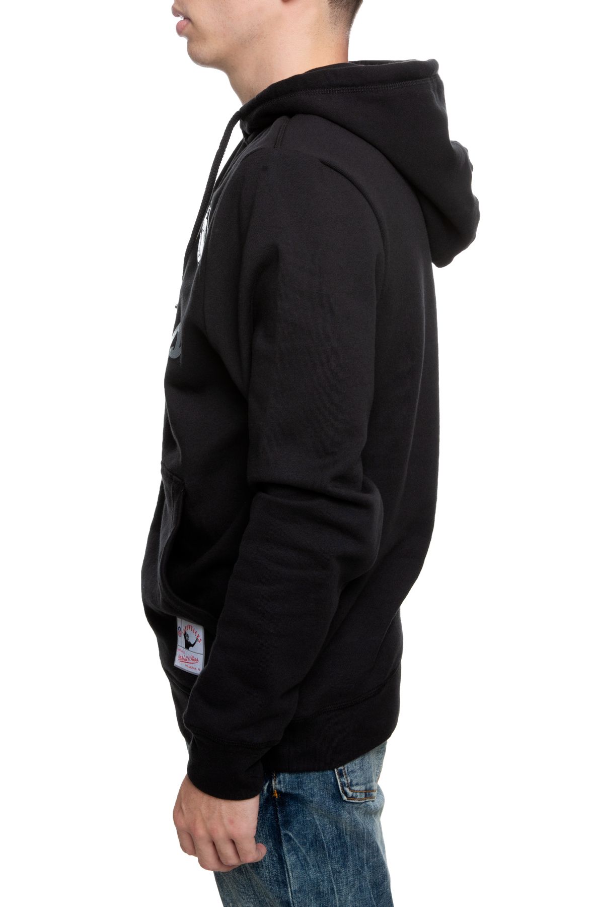 MITCHELL & NESS Oakland Raiders Head Coach Striped Hoodie  FPHDSC19029-ORAGYBK - Karmaloop