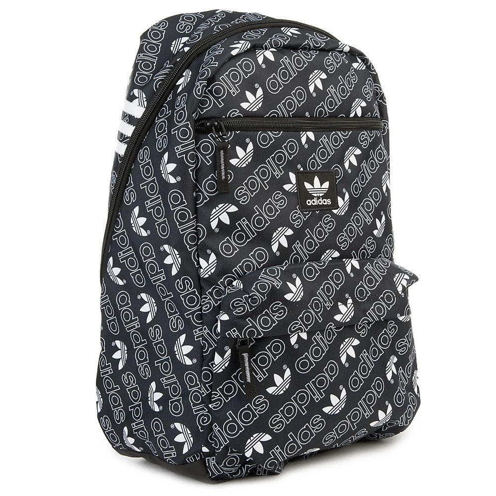  adidas Originals Graphic Backpack, Monogram AOP-Black, One  Size | Casual Daypacks