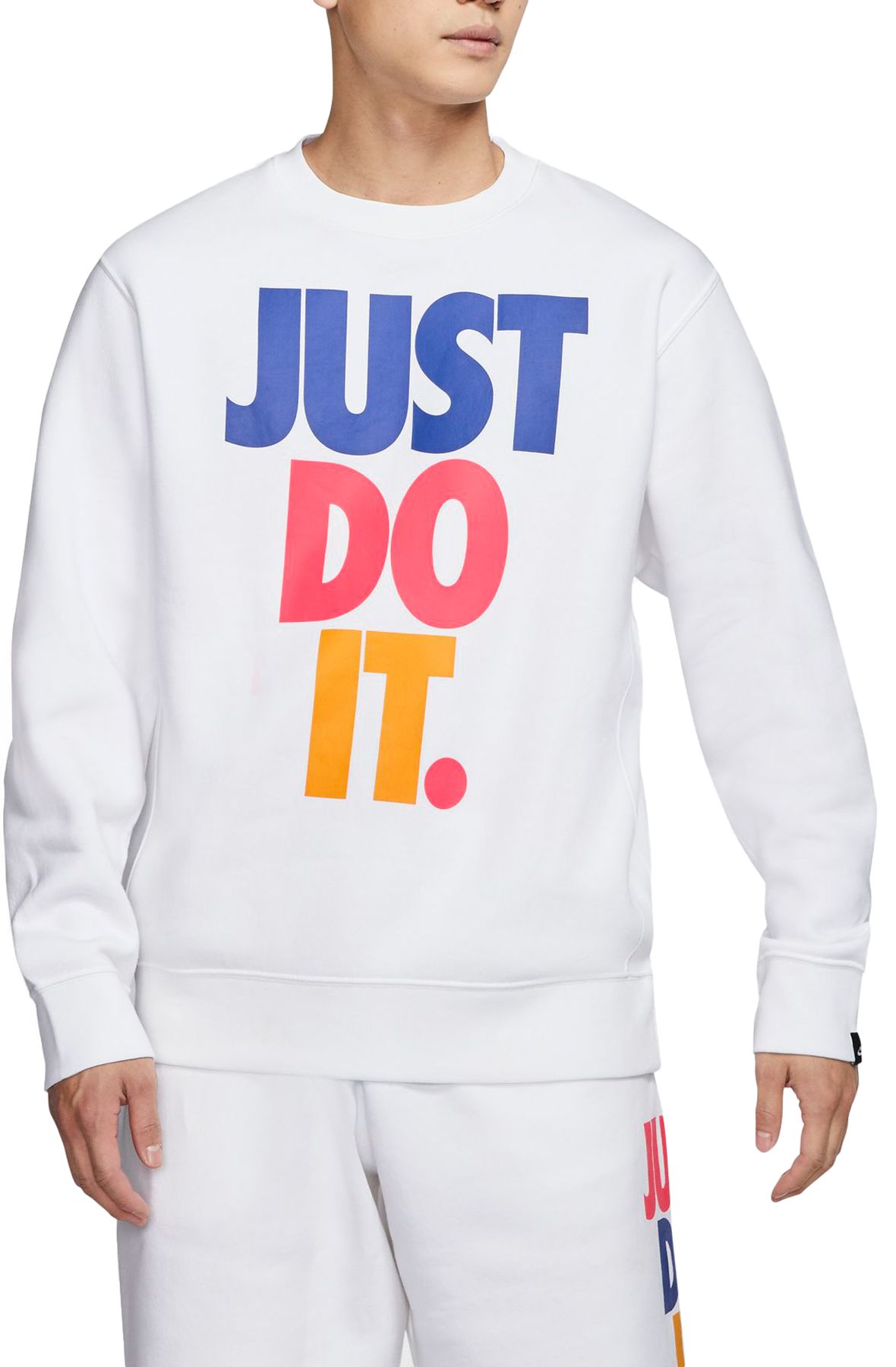 just do it white sweatshirt