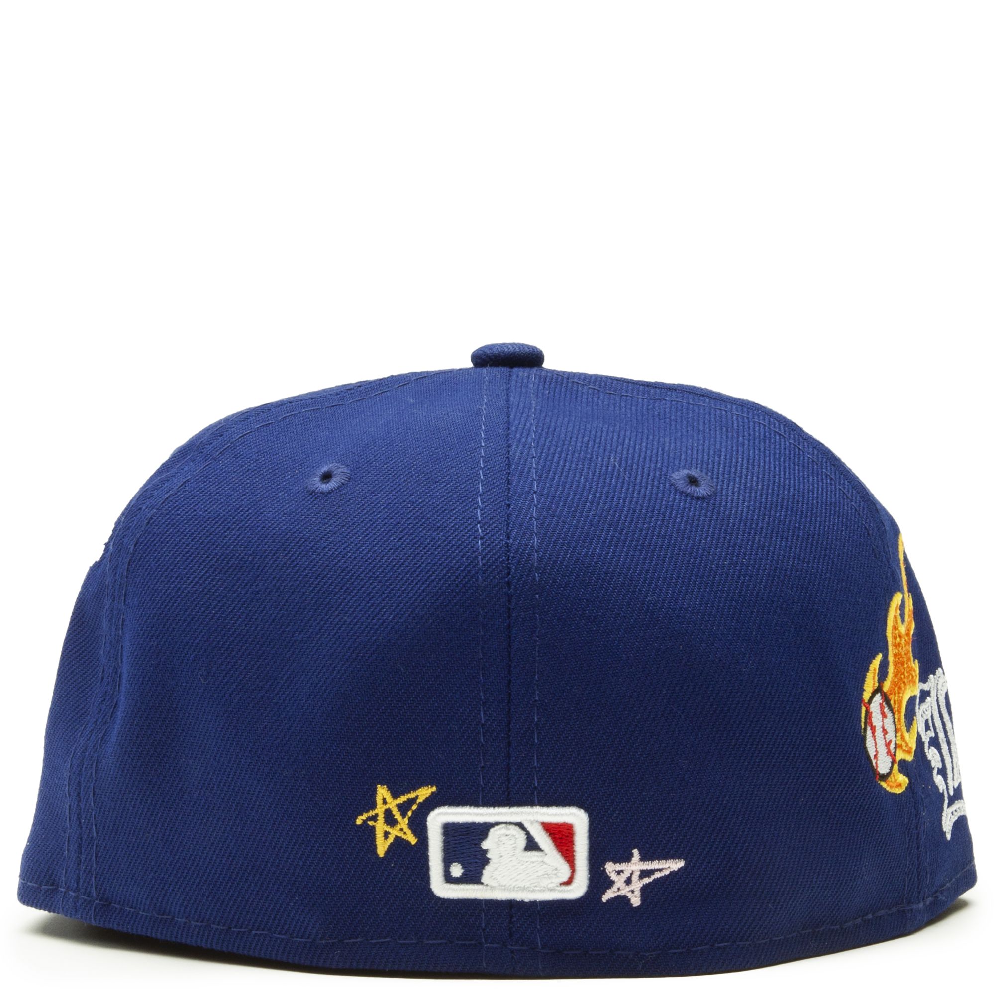 Royal Blue Los Angeles Dodgers Scribble New Era 59FIFTY Fitted 77/8