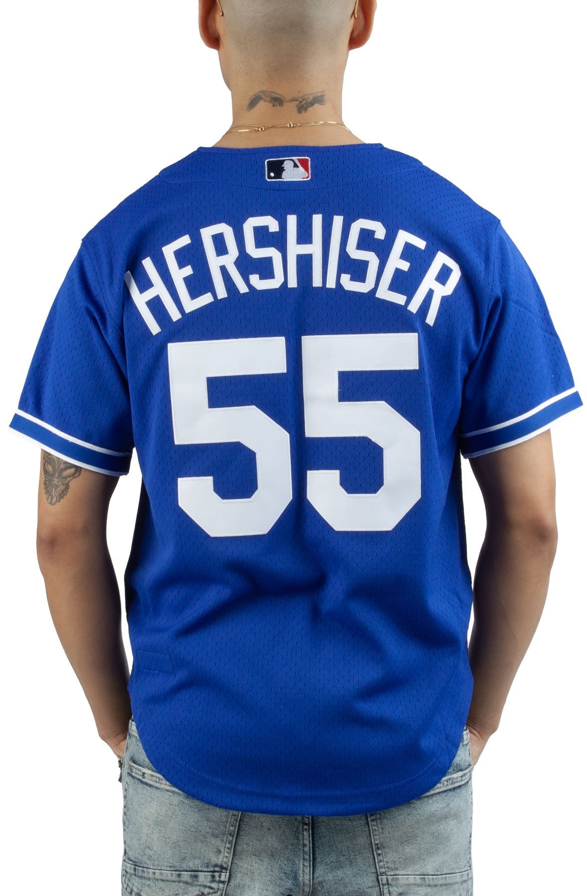 MITCHELL AND NESS Los Angeles Dodgers Jersey BMMPMO19367-LADRYWH - Shiekh